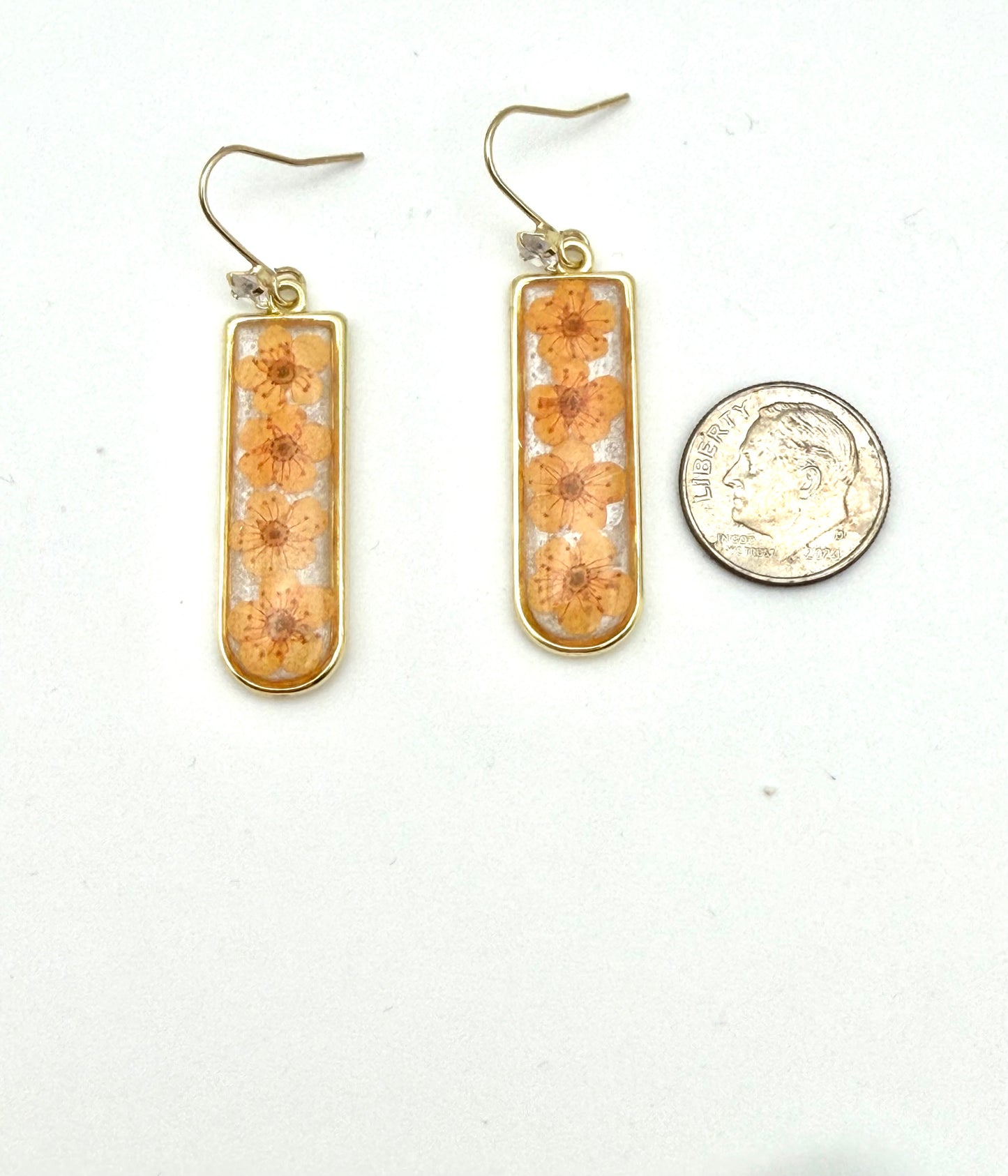 Opal Colored Mica Powder with Orange Plum Blossoms