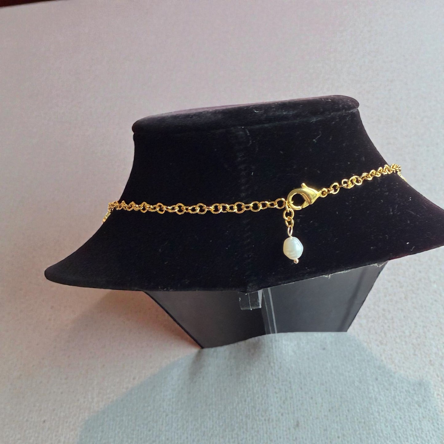 Blue Forget-Me-Not Necklace