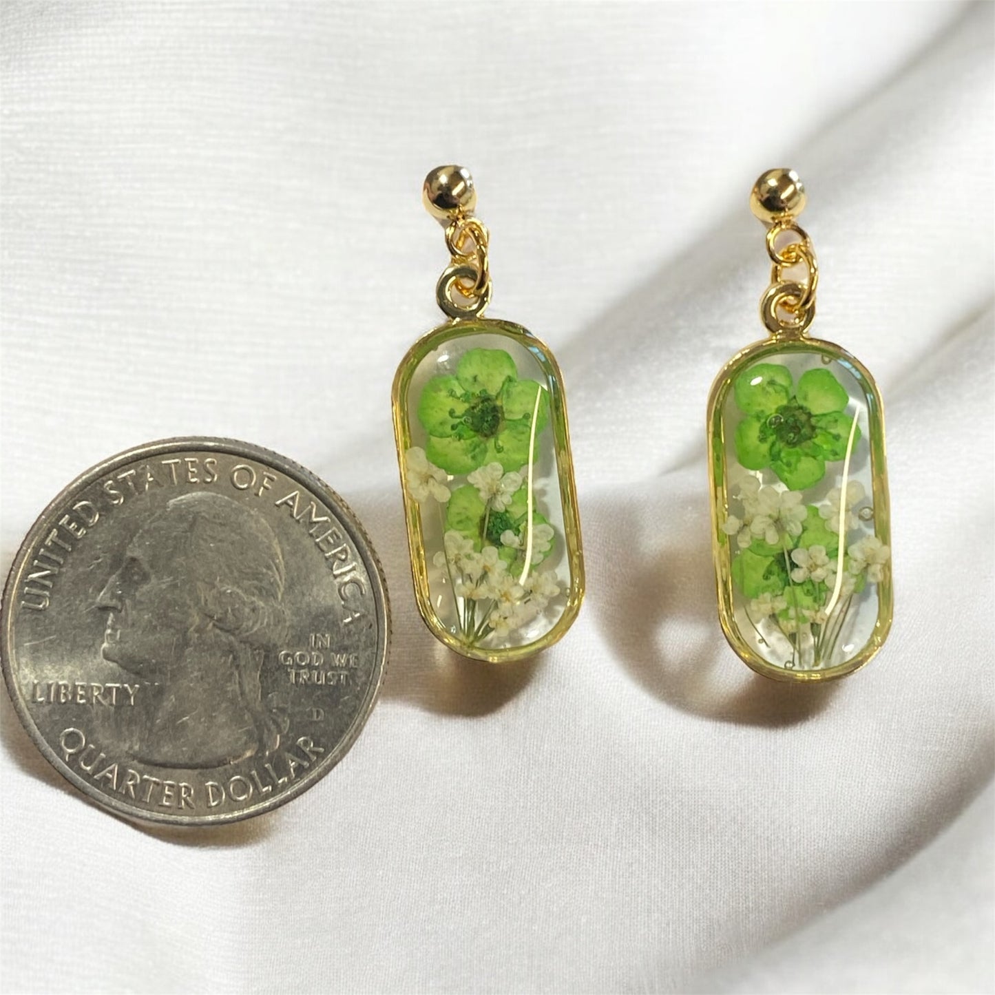 Green Plum Blossoms with Queen Anne’s Lace