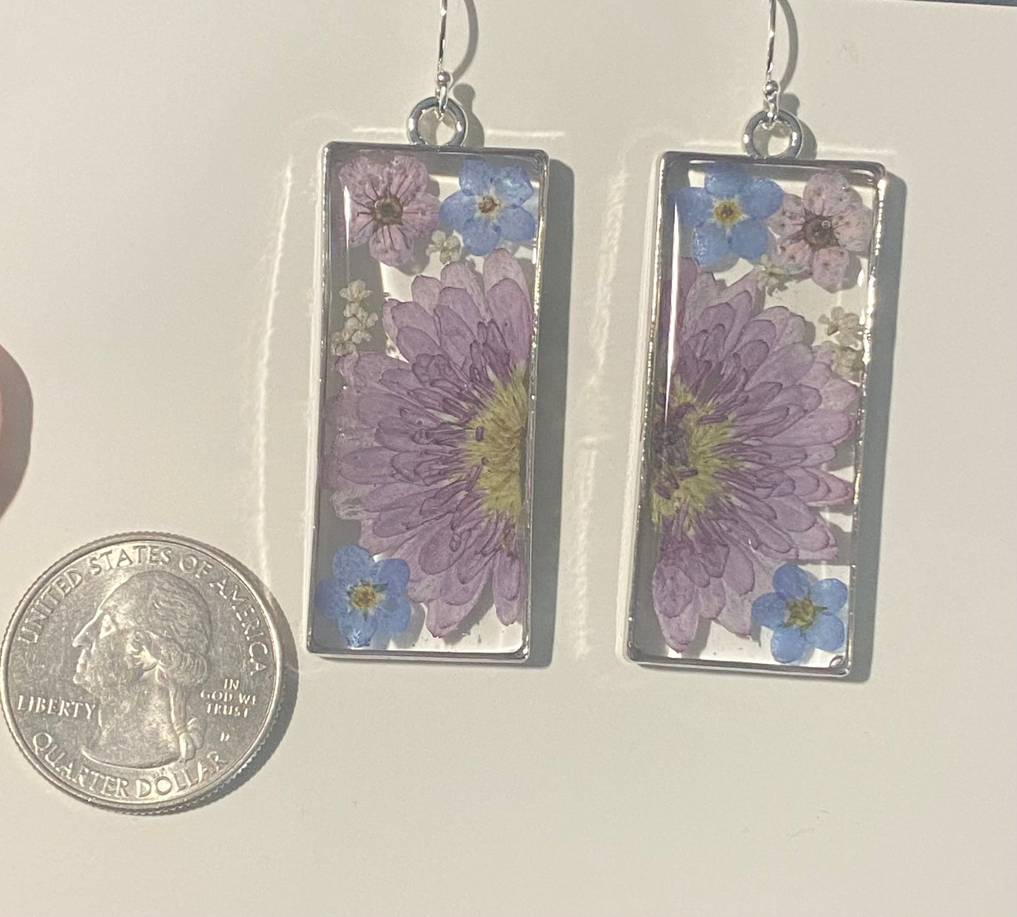 Chrysanthemum, Blue Forget-Me-Nots, Plum Blossoms and Queen Anne’s Lace