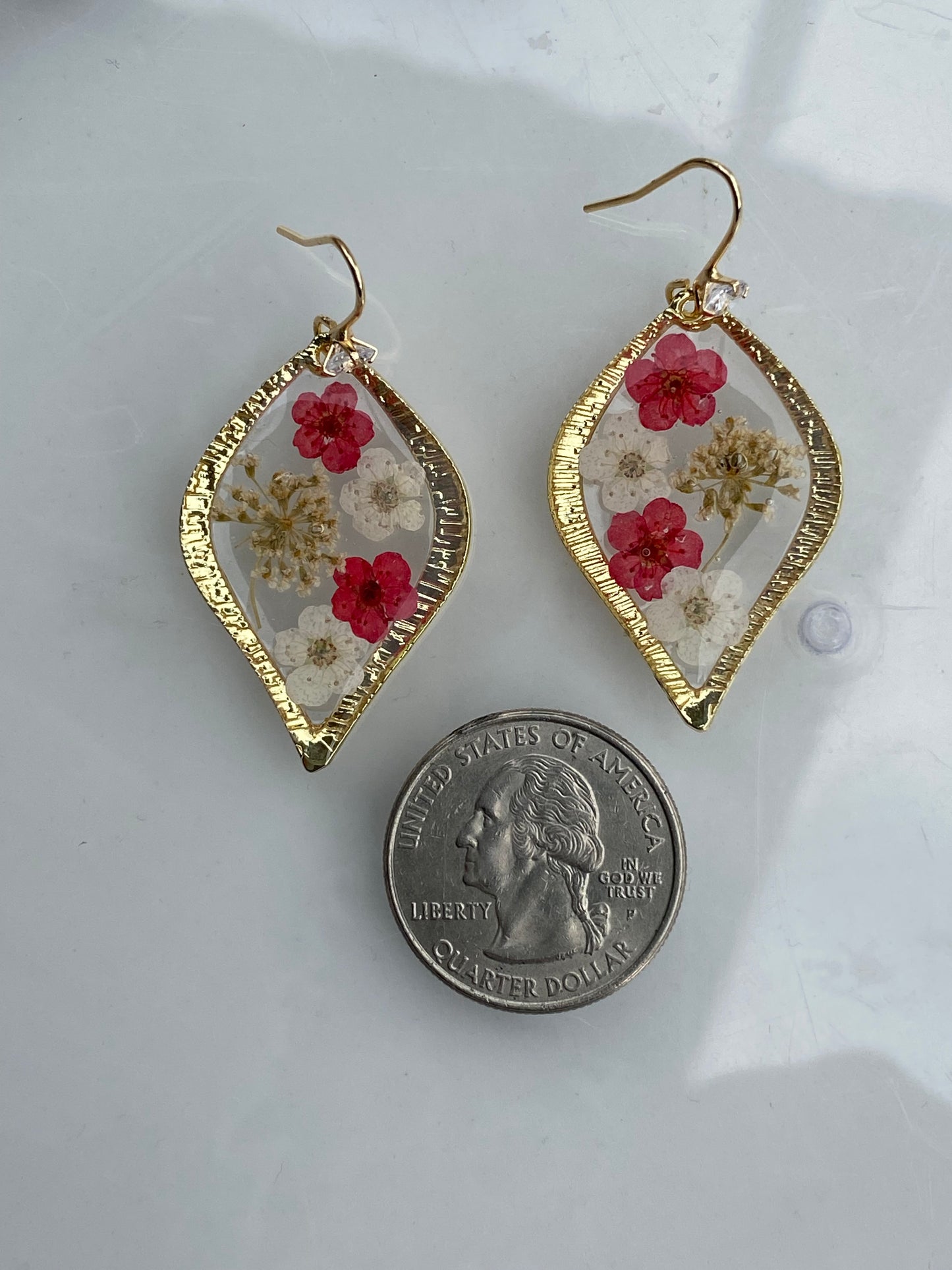 Plum Blossom Flower Earrings