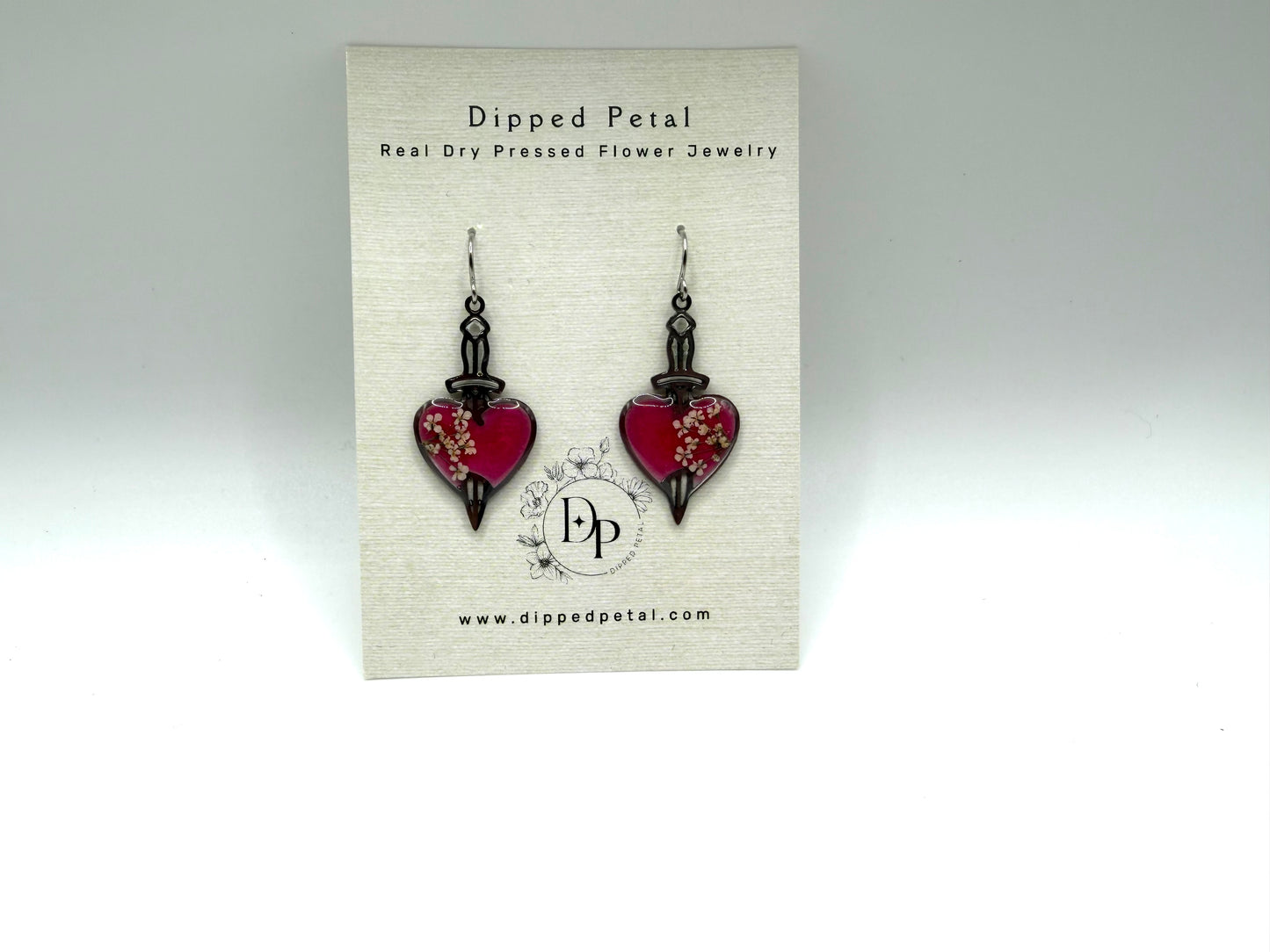 Heart Shaped Stainless Steel Valentines Day Earrings