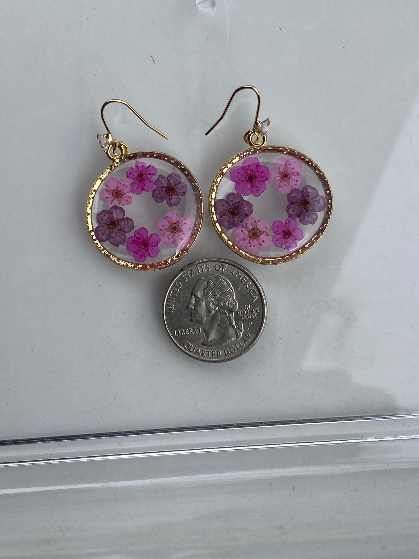 Plum Blossom Flower Earrings