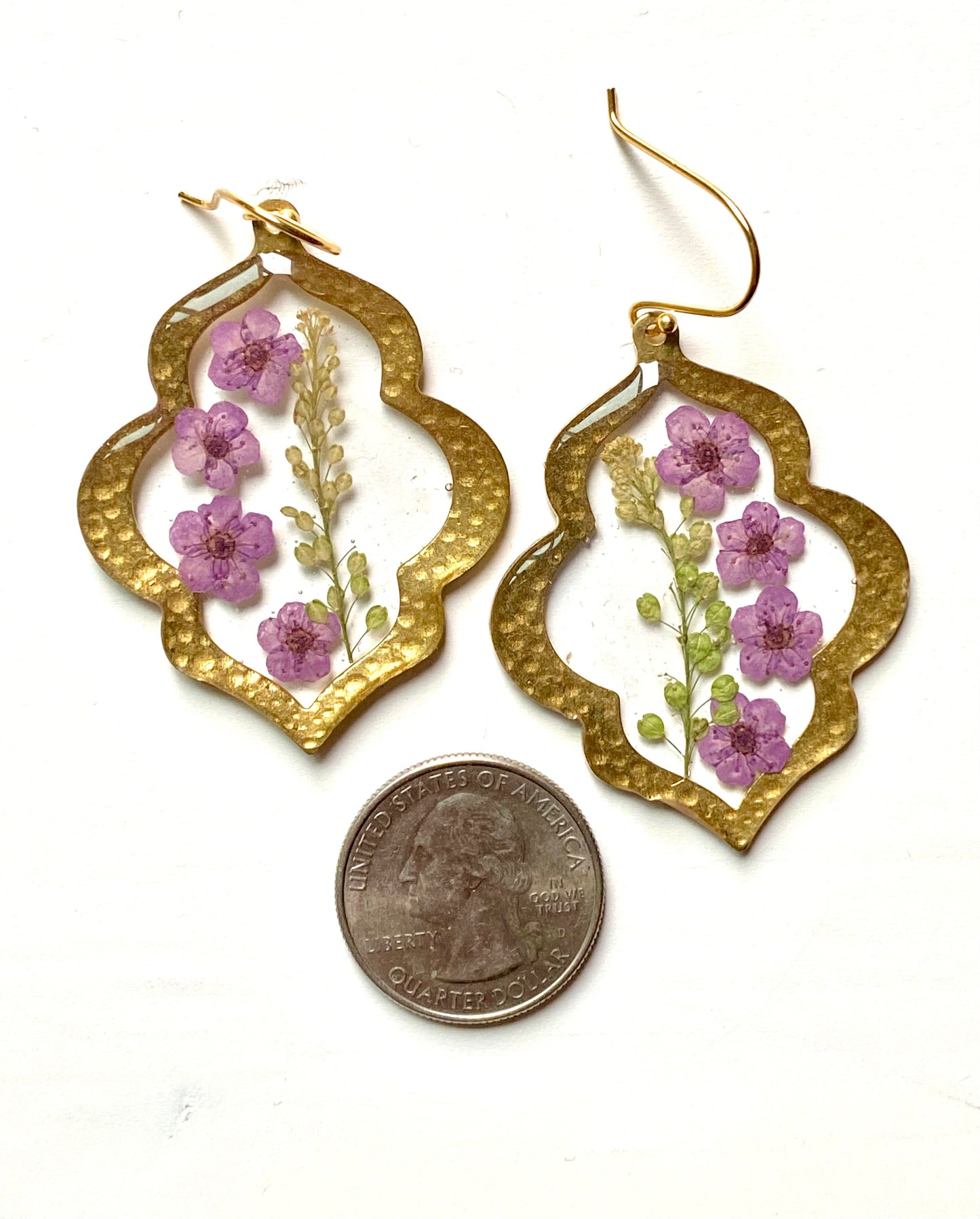 Purple Plum Blossoms with Pepperweed