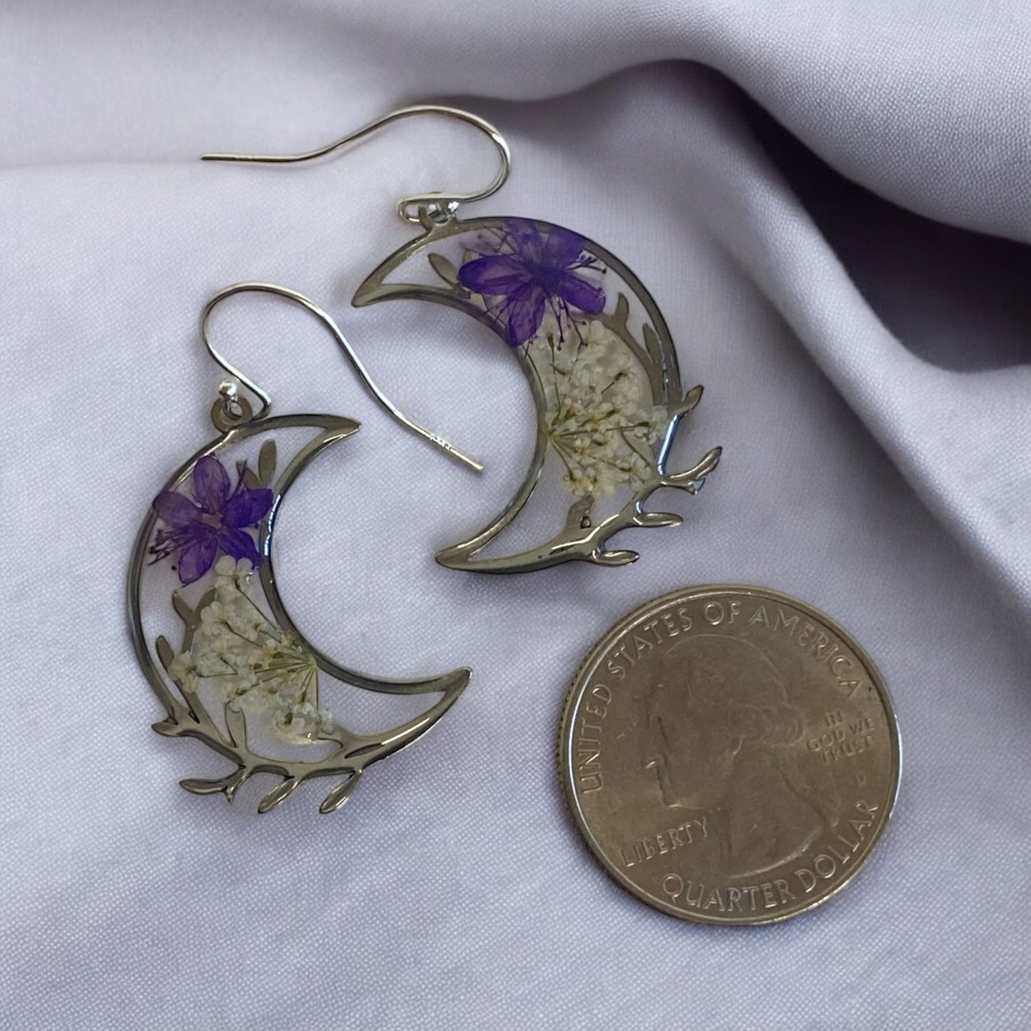 Purple Sweetleaf Flowers with Queen Anne’s Lace