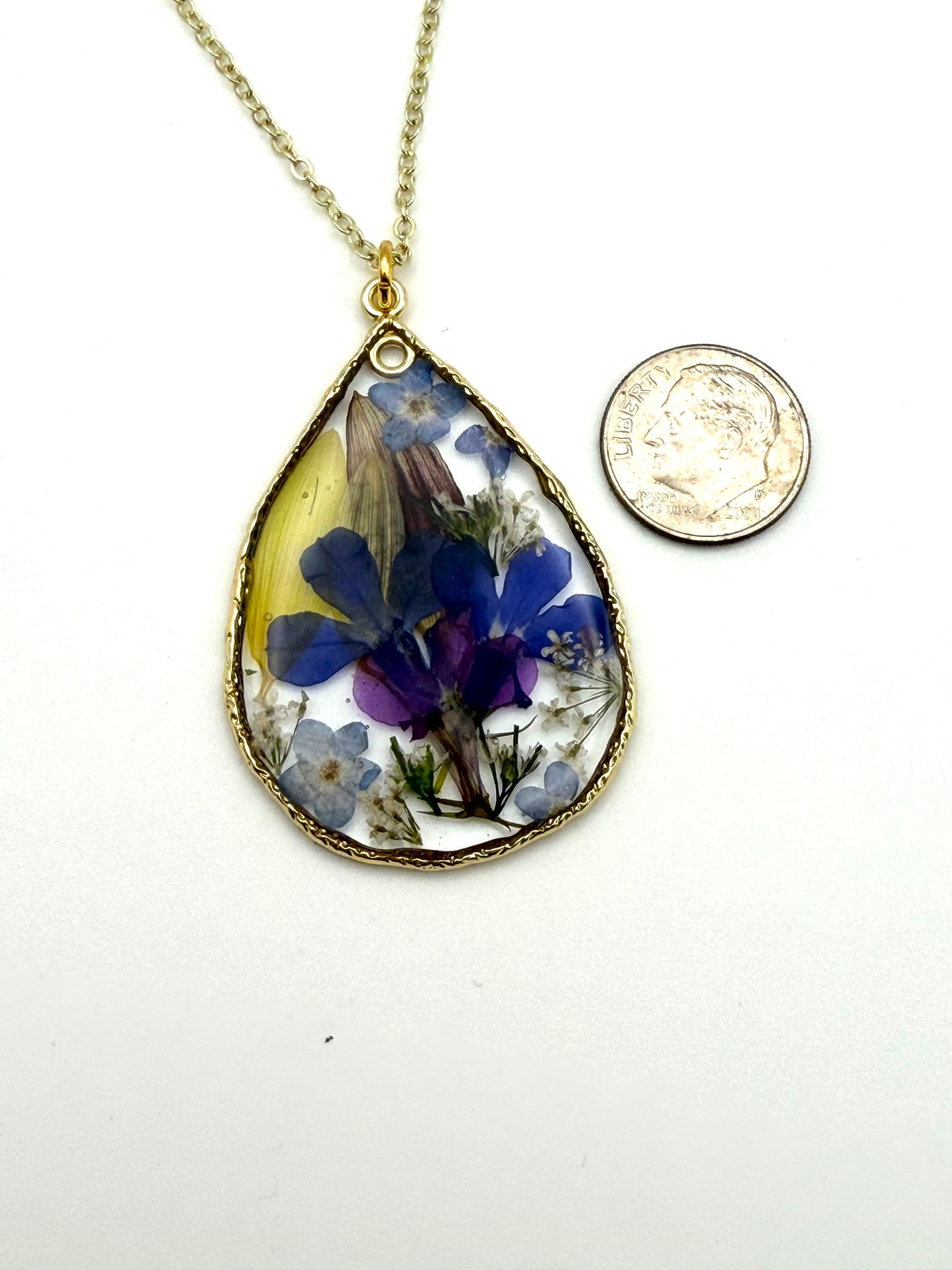 Sunflower Petals, Forget-Me-Nots, Lobelia, Forget-Me-Nots, and Wild Flowers