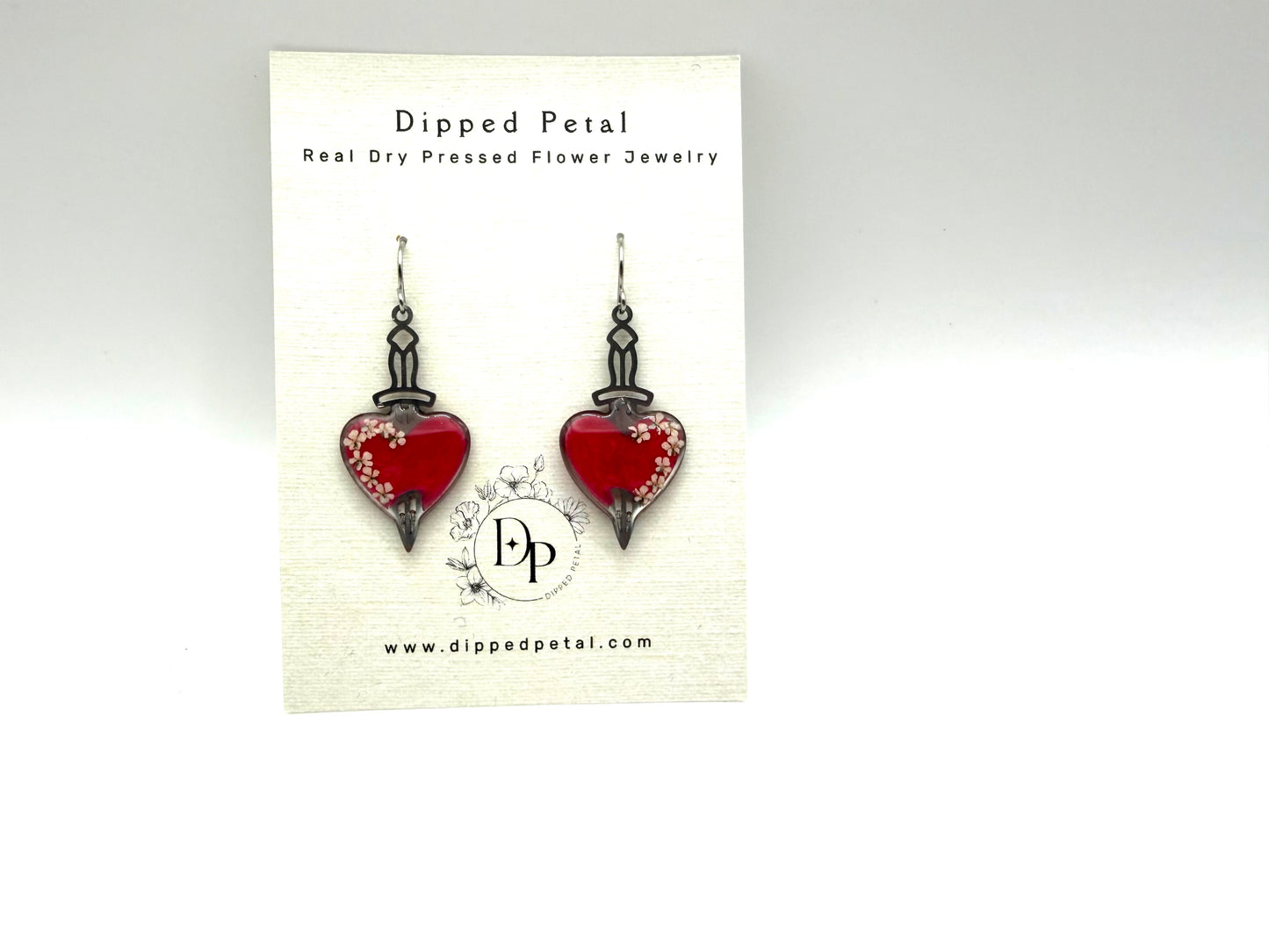 Heart Shaped Stainless Steel Valentines Day Earrings