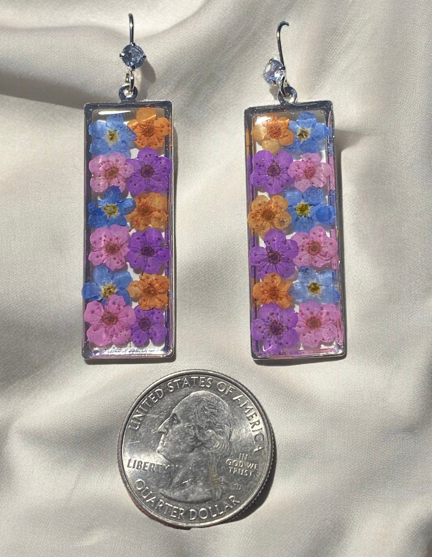 Plum Blossom Flower Earrings