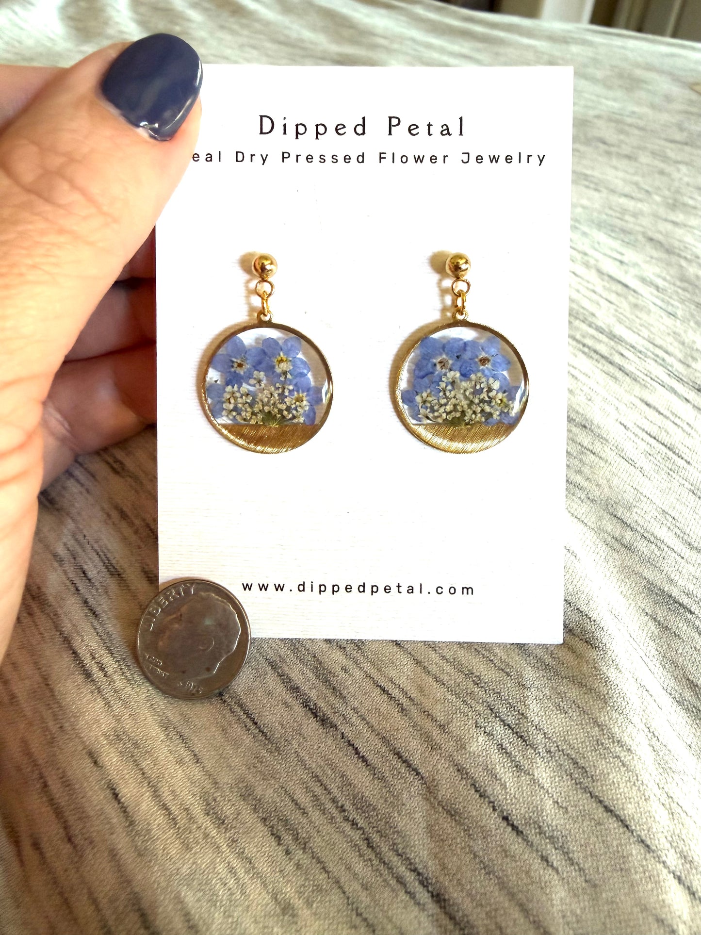 Forget-Me-Nots with Queen Anne’s Lace