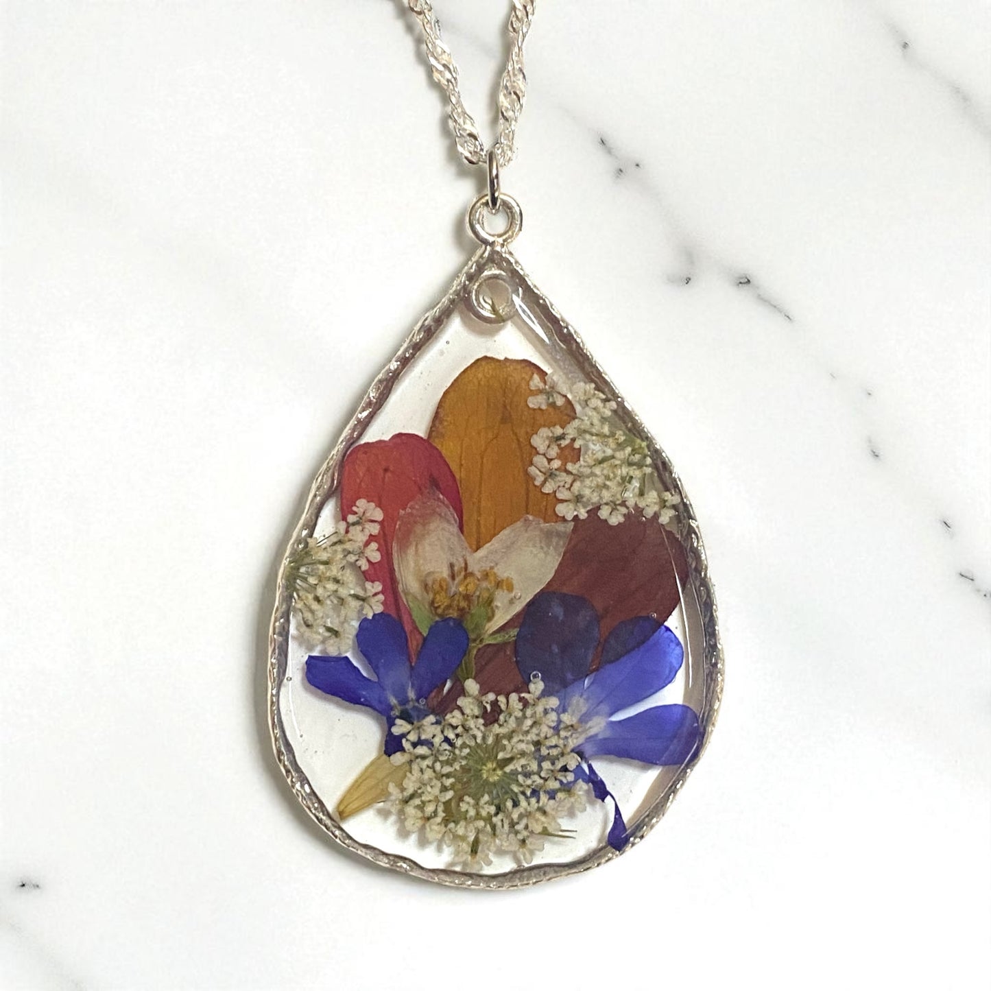 Flower Petals, Lobelia, and Queen Anne’s Lace