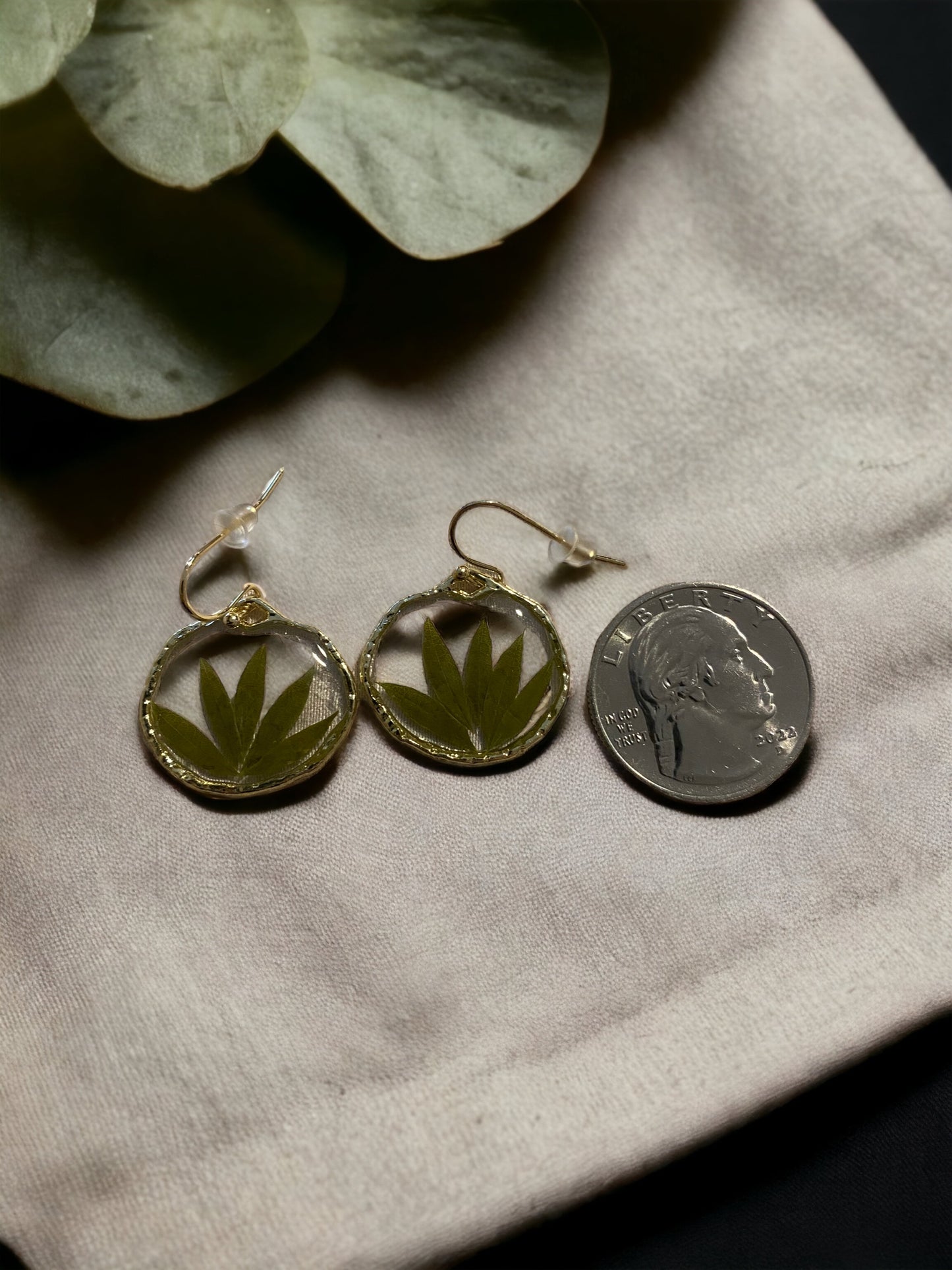 Small Leaves Earrings