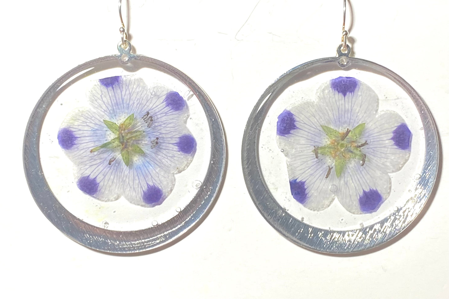 Dry Pressed Five Spot Earrings