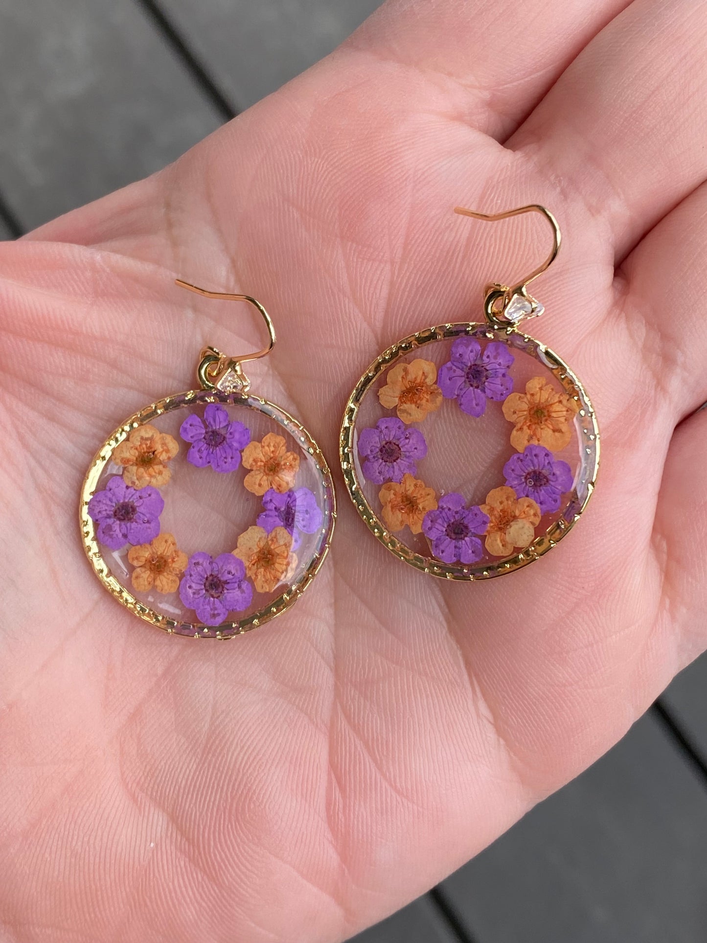 Plum Blossom Flower Earrings