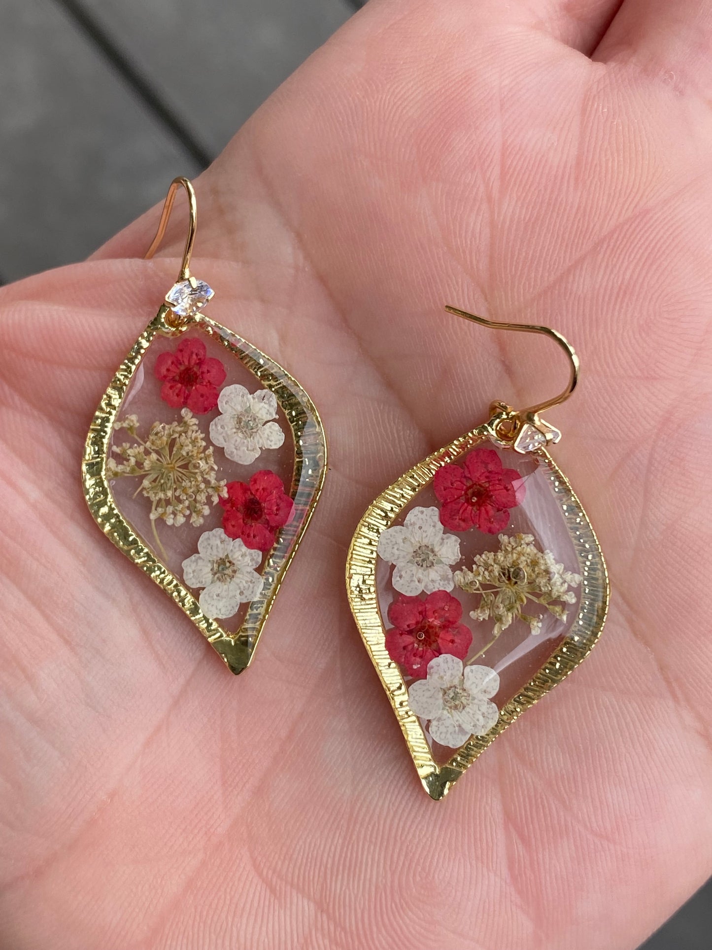 Plum Blossom Flower Earrings