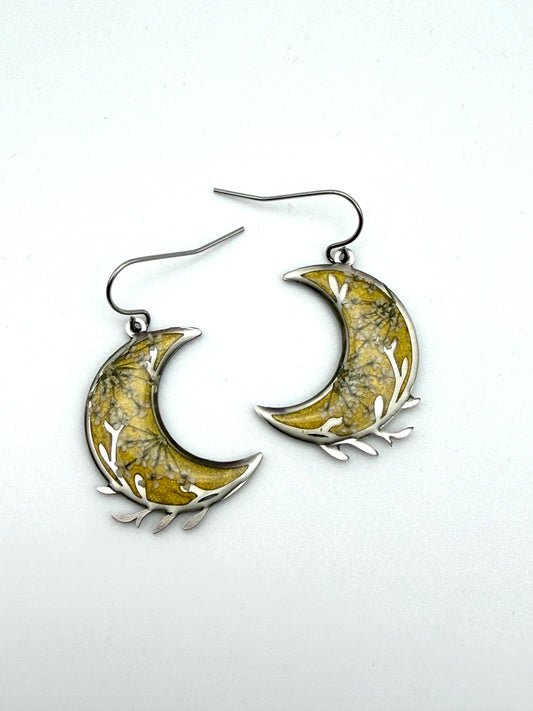 Gold Crescent Moons