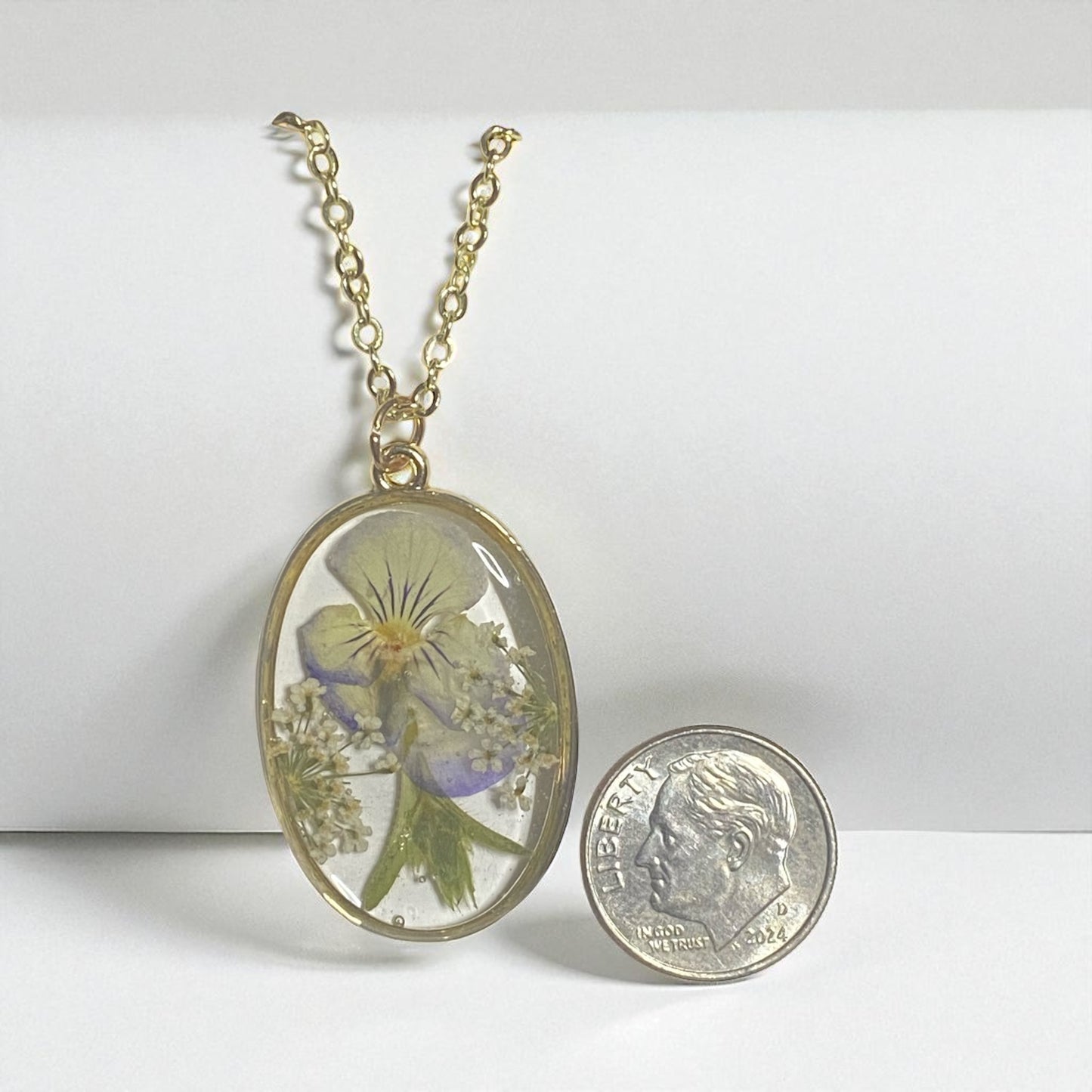 Pansy, Wild Flower and Queen Anne’s Lace