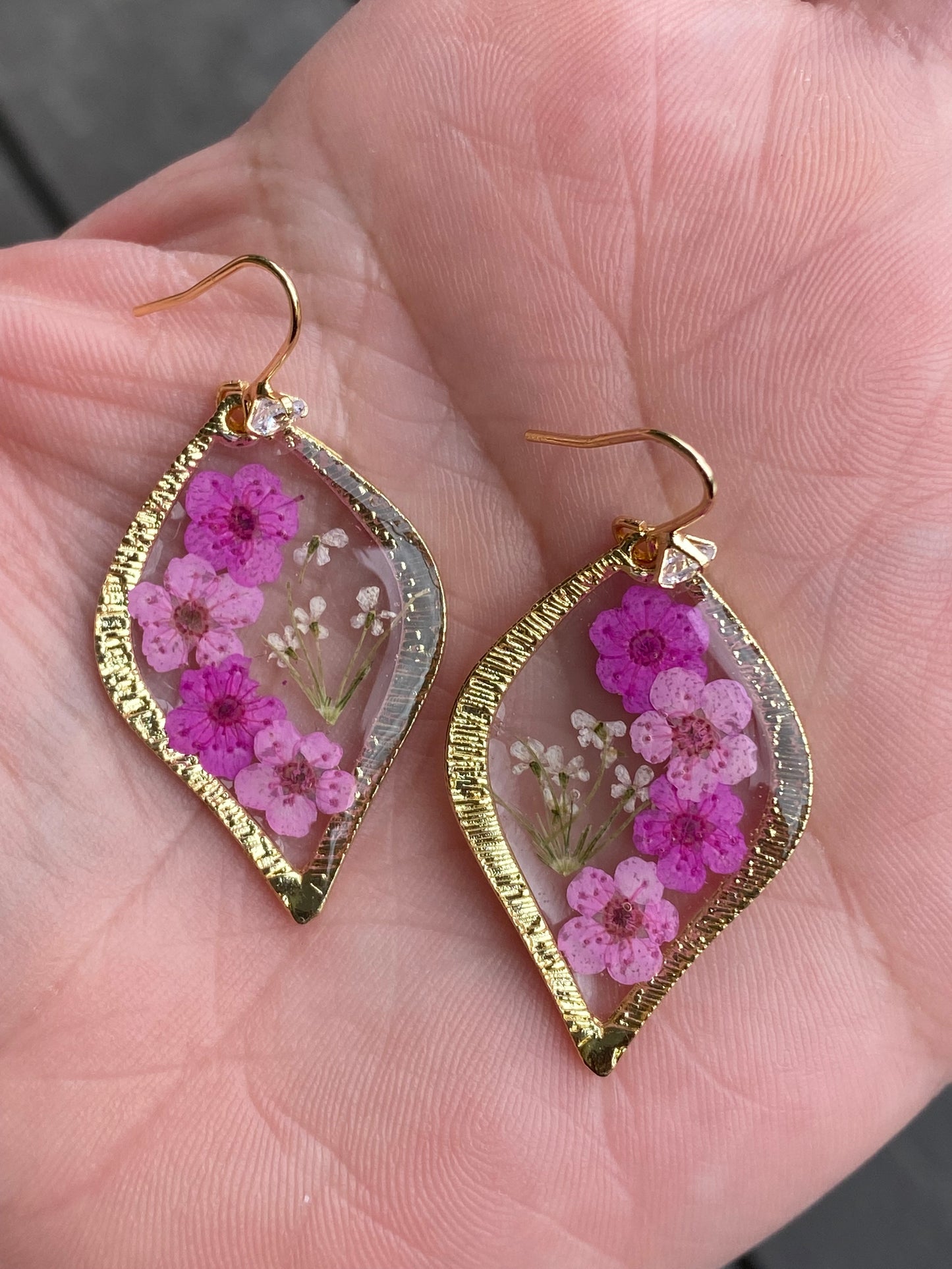 Plum Blossom Flower Earrings