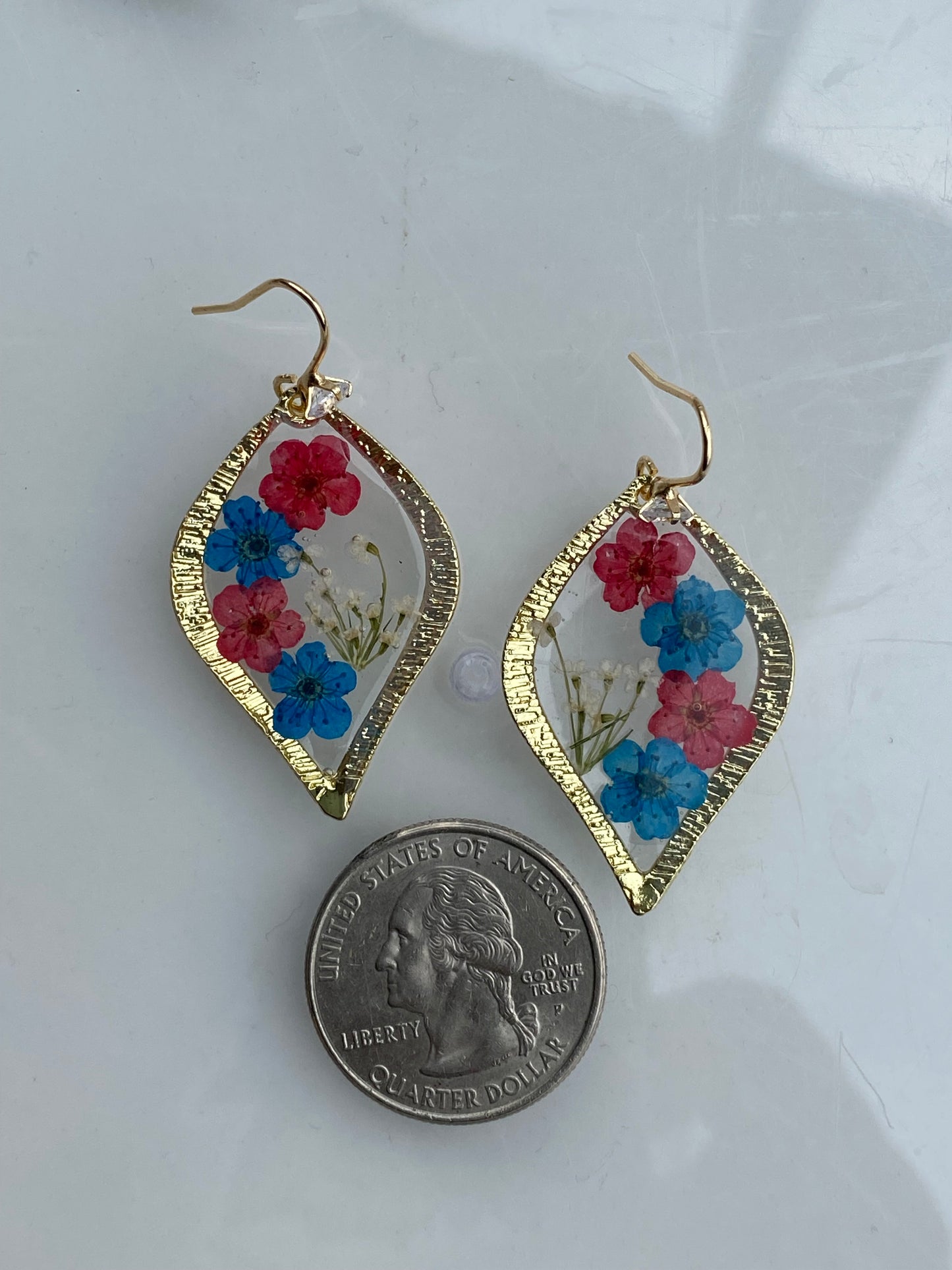 Plum Blossom Flower Earrings