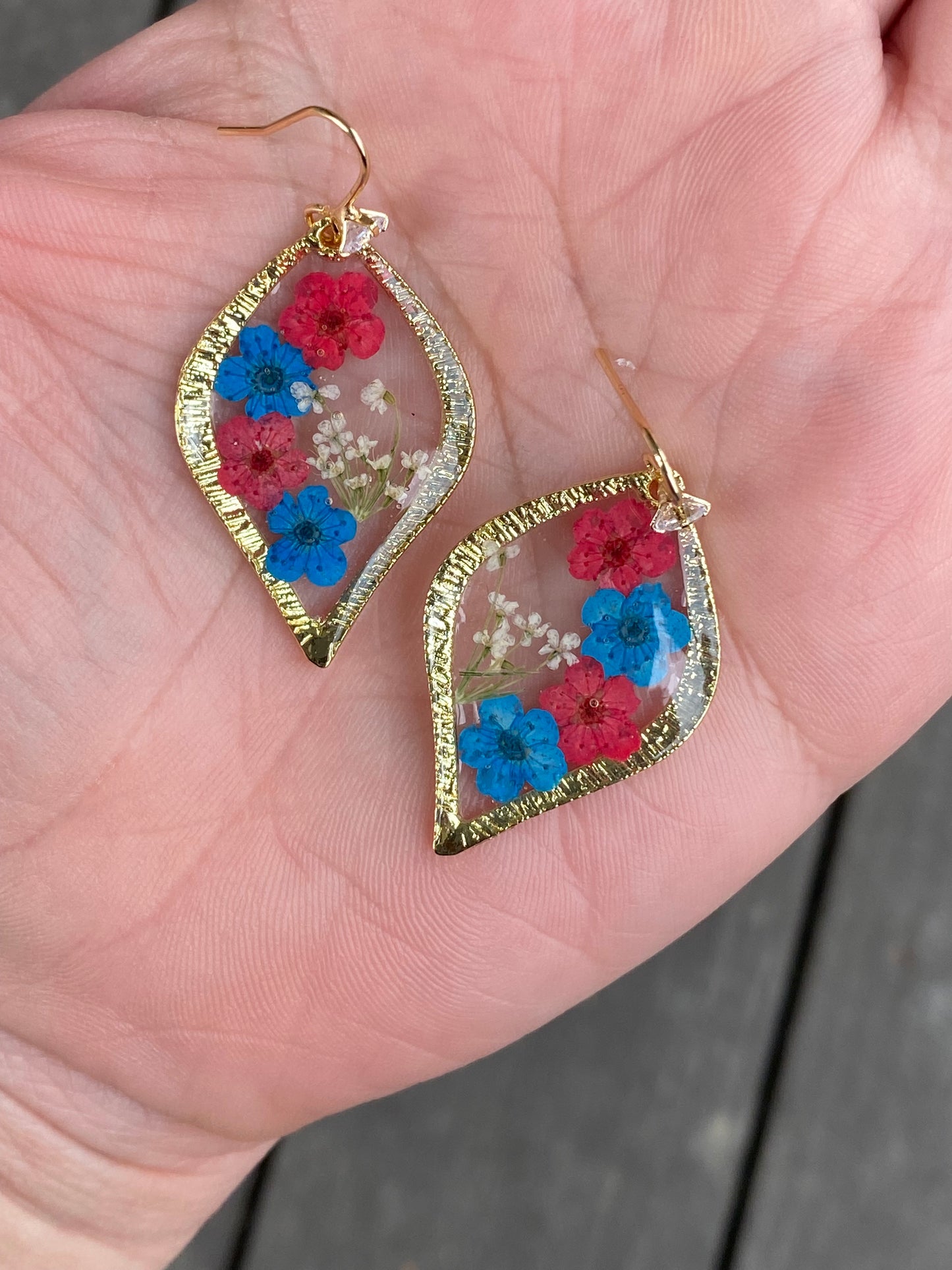 Plum Blossom Flower Earrings