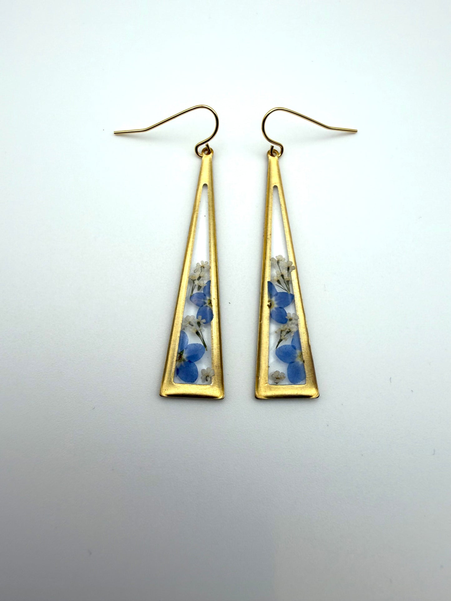 Pieces of Queen Anne’s Lace and Blue Forget-Me-Not