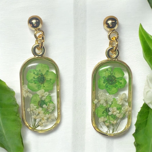 Green Plum Blossoms with Queen Anne’s Lace