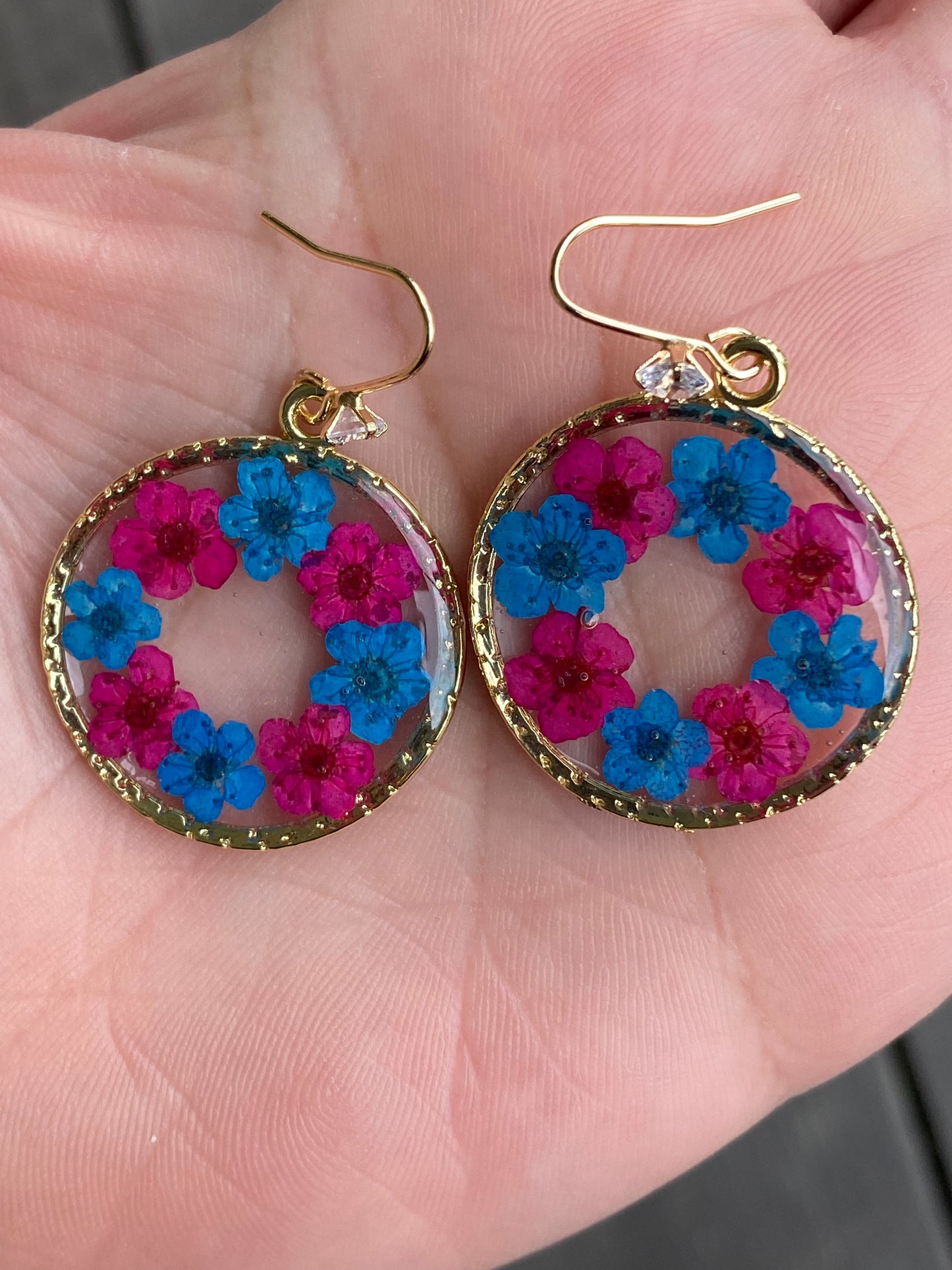 Plum Blossom Flower Earrings