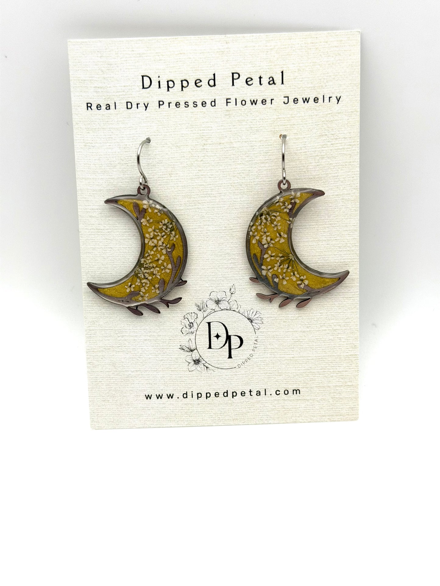 Gold Crescent Moons