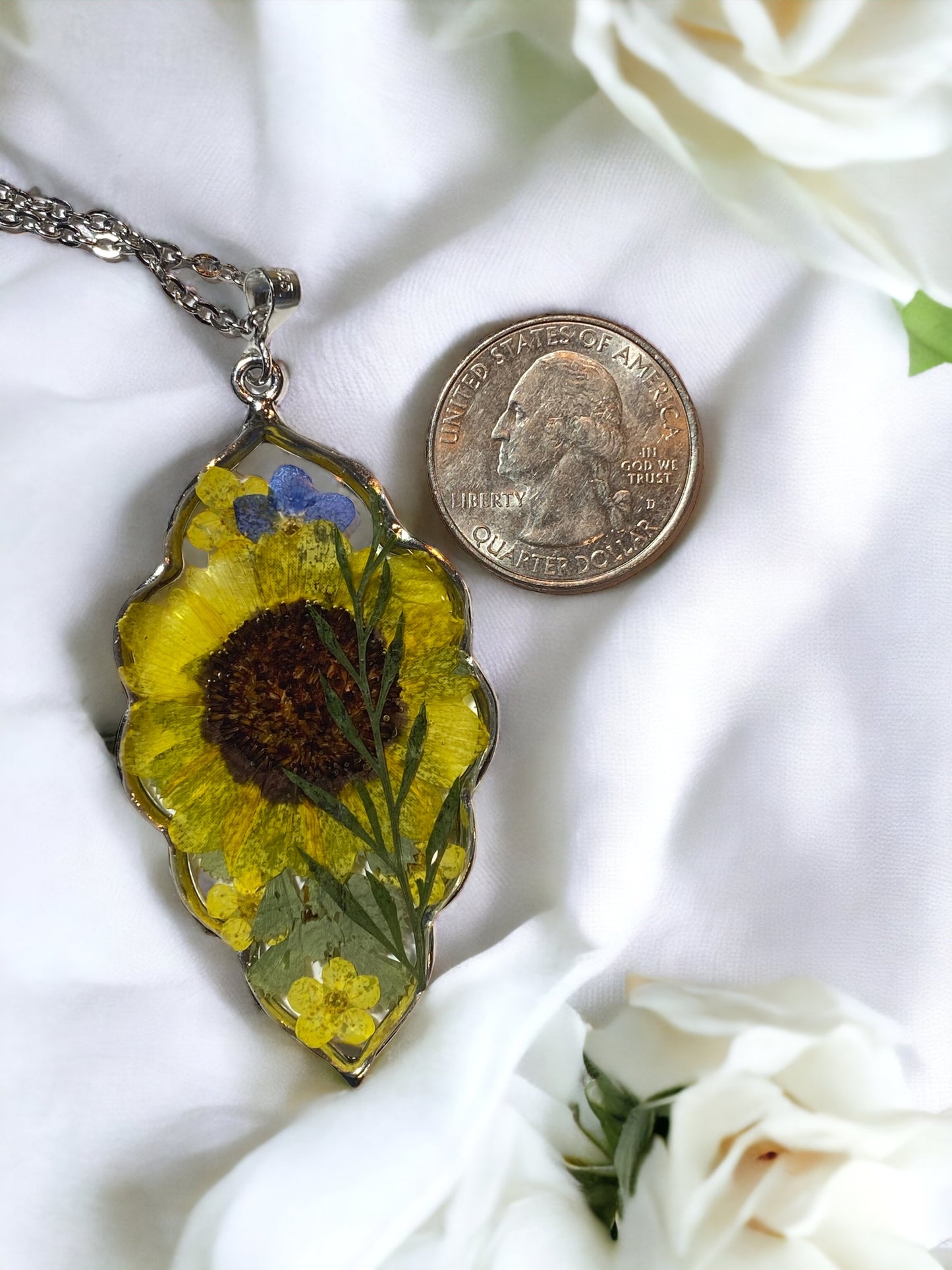 Yellow Flower Necklace