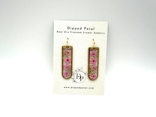 Pink Plum Blossoms with Queen Anne’s Lace