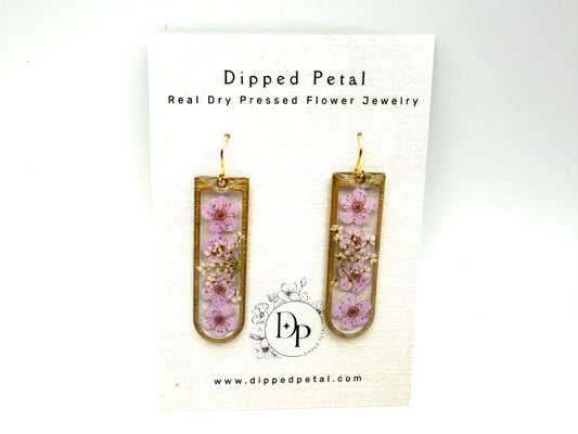 Light Pink Plum Blossoms with Queen Anne’s Lace