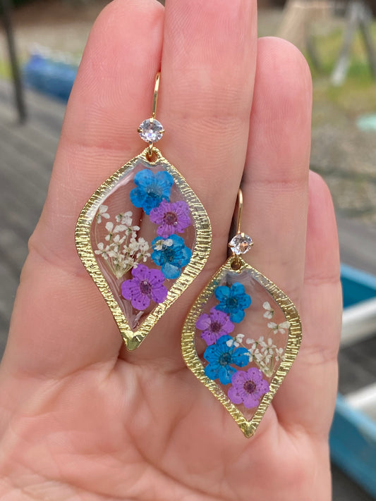 Plum Blossom Flower Earrings