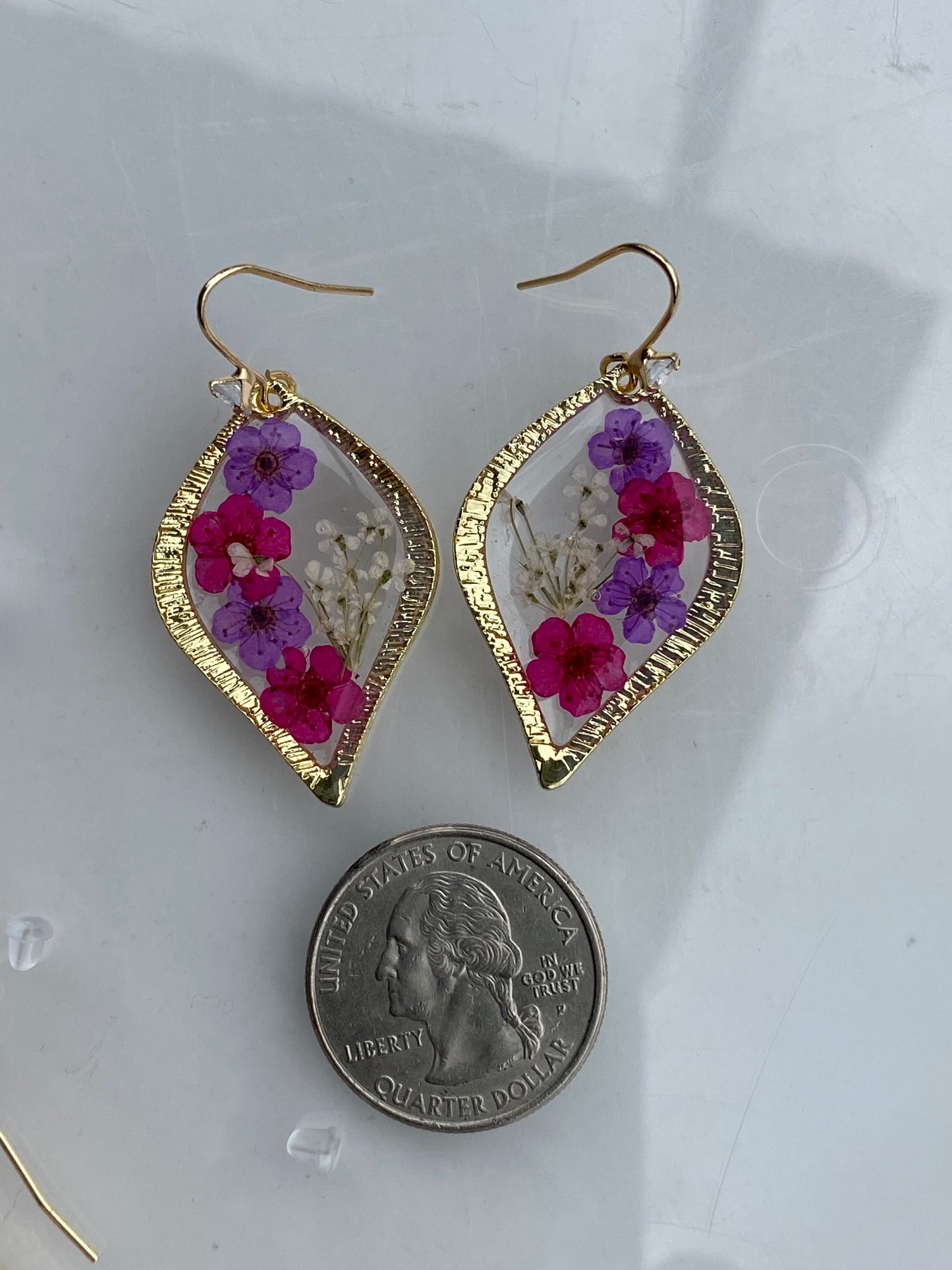 Plum Blossom Flower Earrings