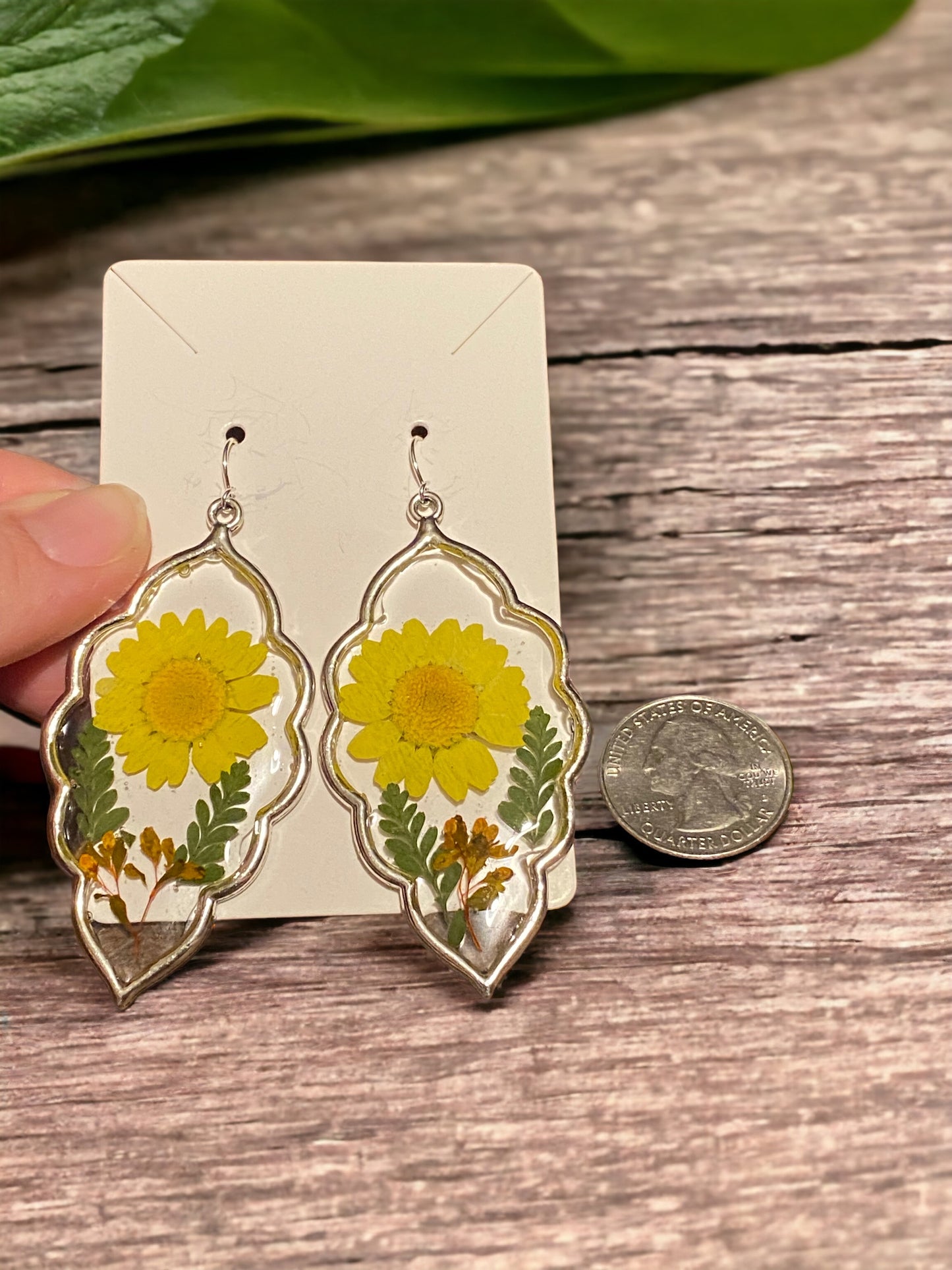 Yellow Daisy Earrings