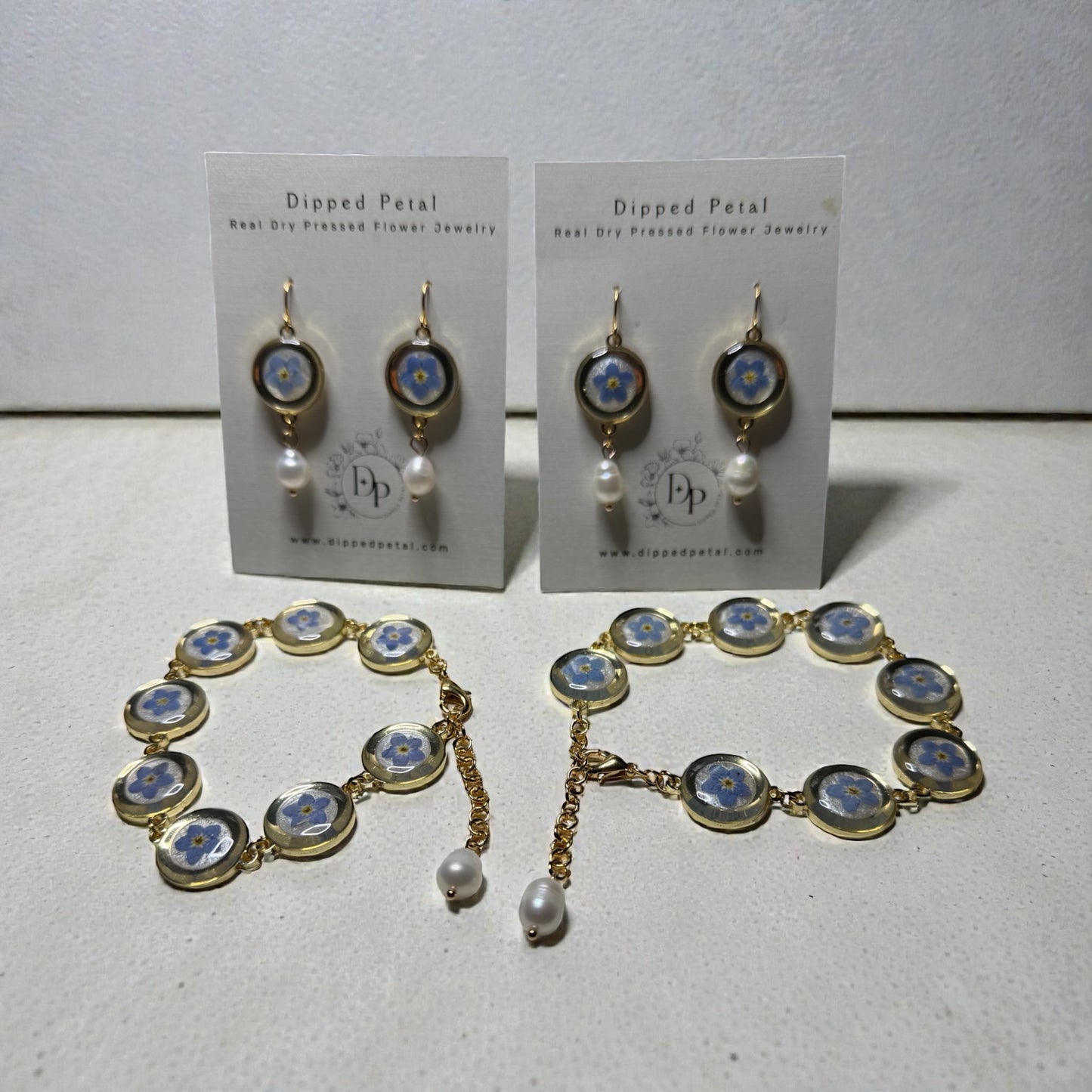 Matching Bracelet and Earring Set