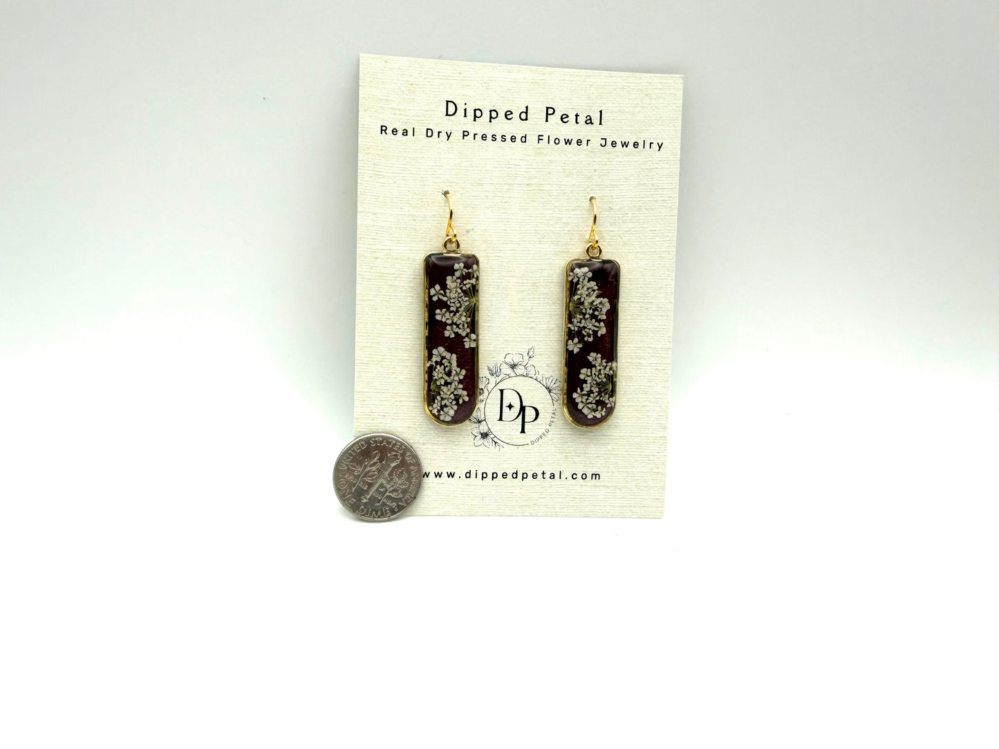 Black Mica powder with Queen Anne’s Lace