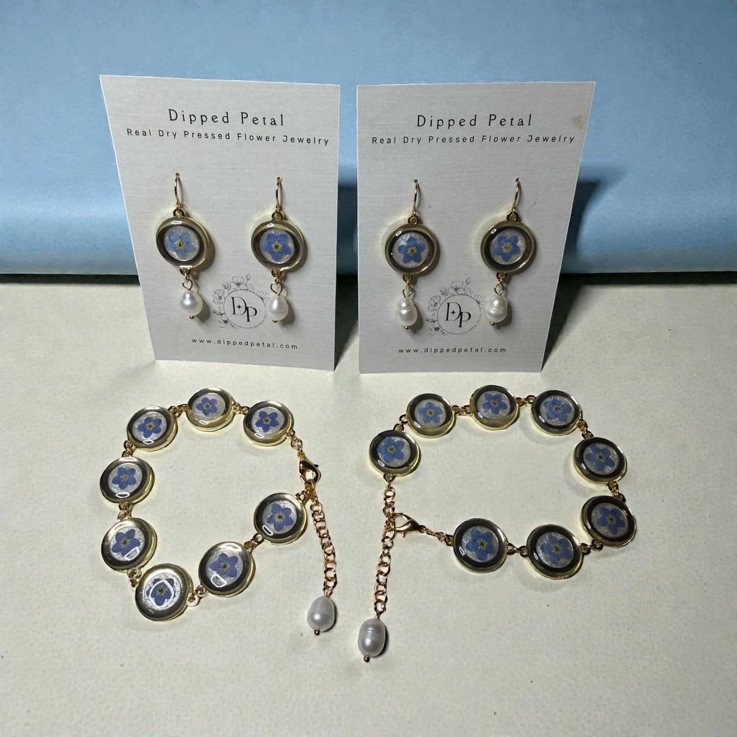 Matching Bracelet and Earring Set