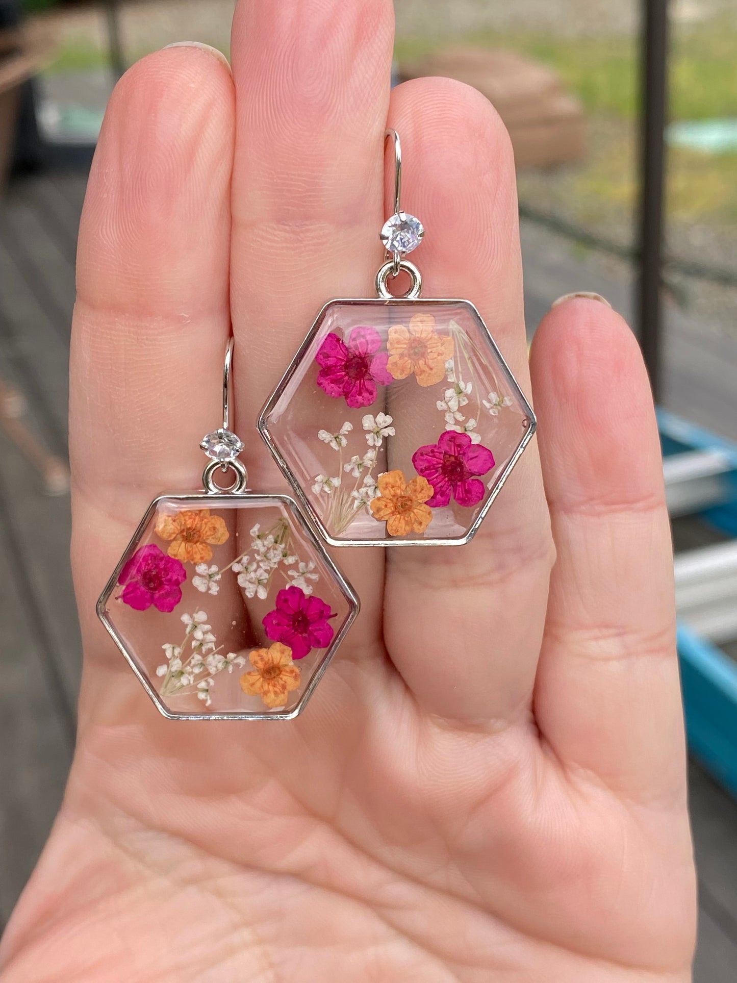 Plum Blossom earrings