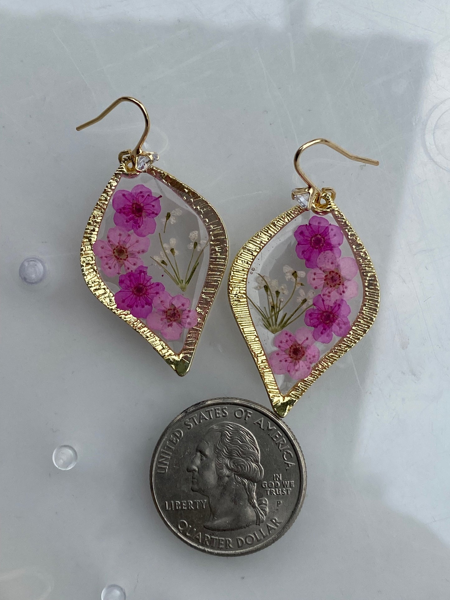 Plum Blossom Flower Earrings