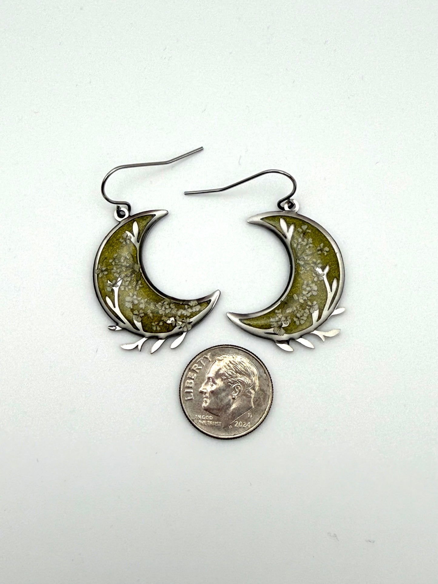 Green Crescent Moons