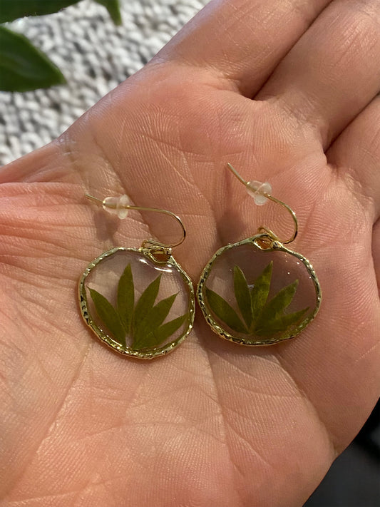 Small Leaves Earrings