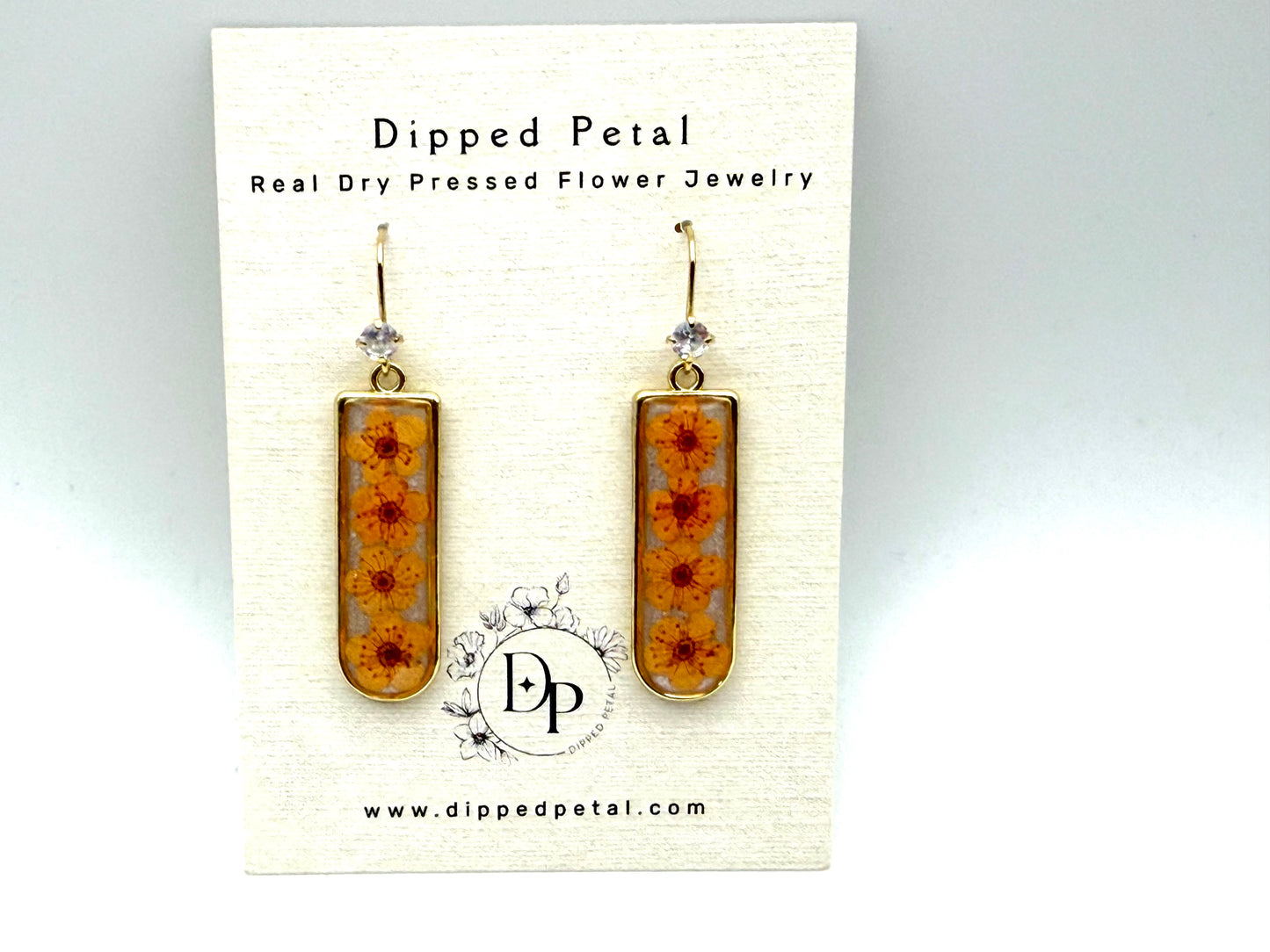 Opal Colored Mica Powder with Orange Plum Blossoms