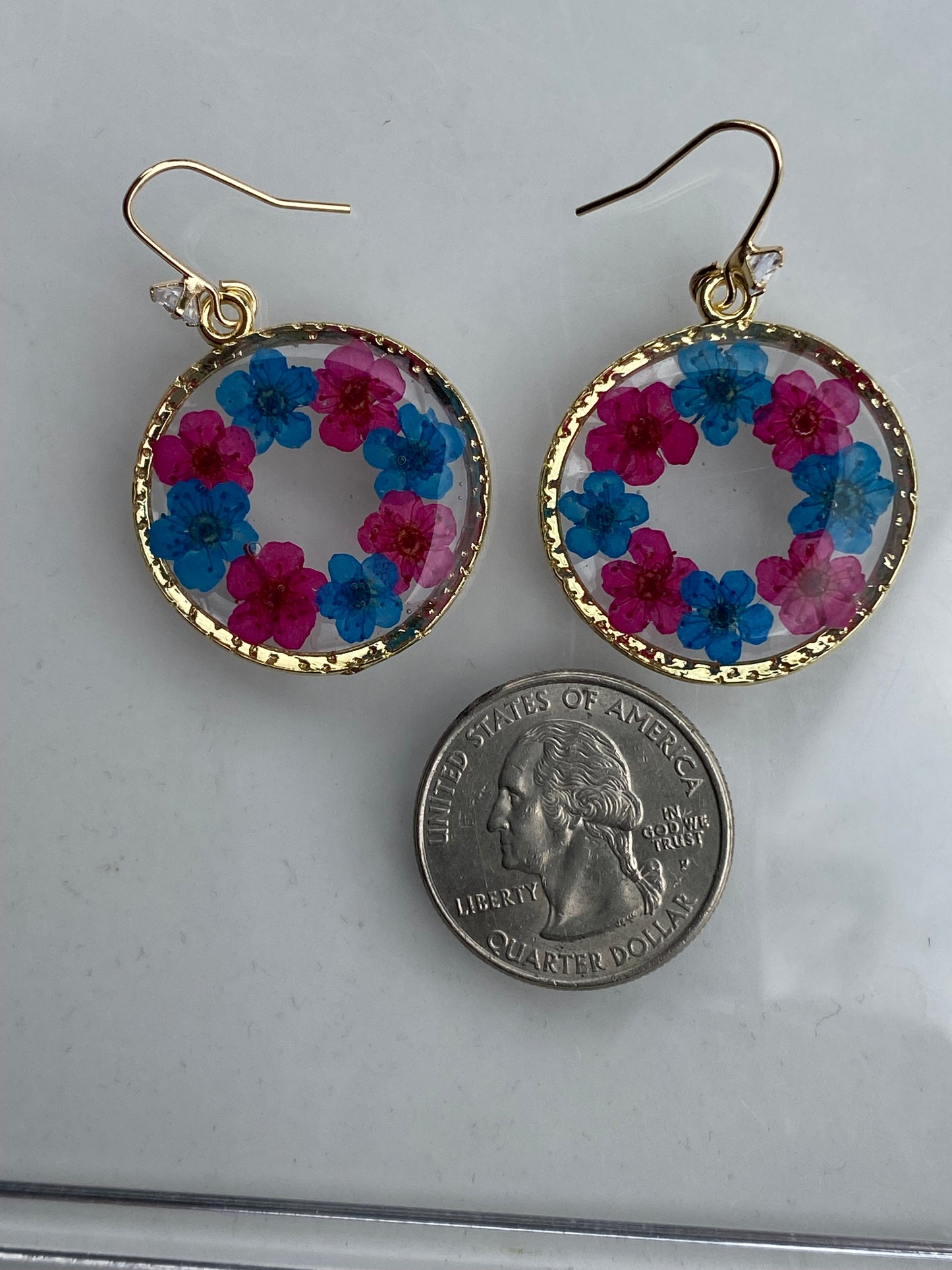 Plum Blossom Flower Earrings