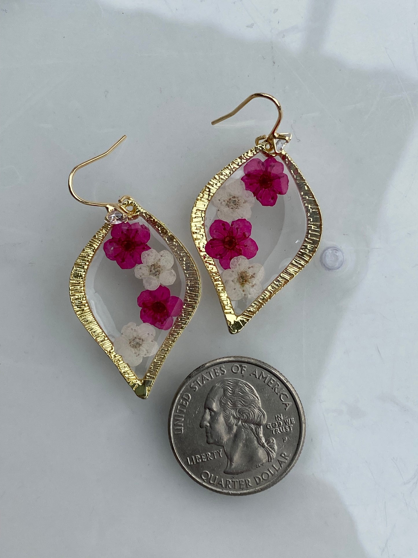 Plum Blossom Flower Earrings