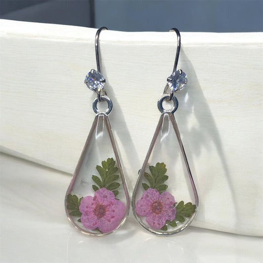 Light Pink Plum Blossoms, and Dry Pressed Fern