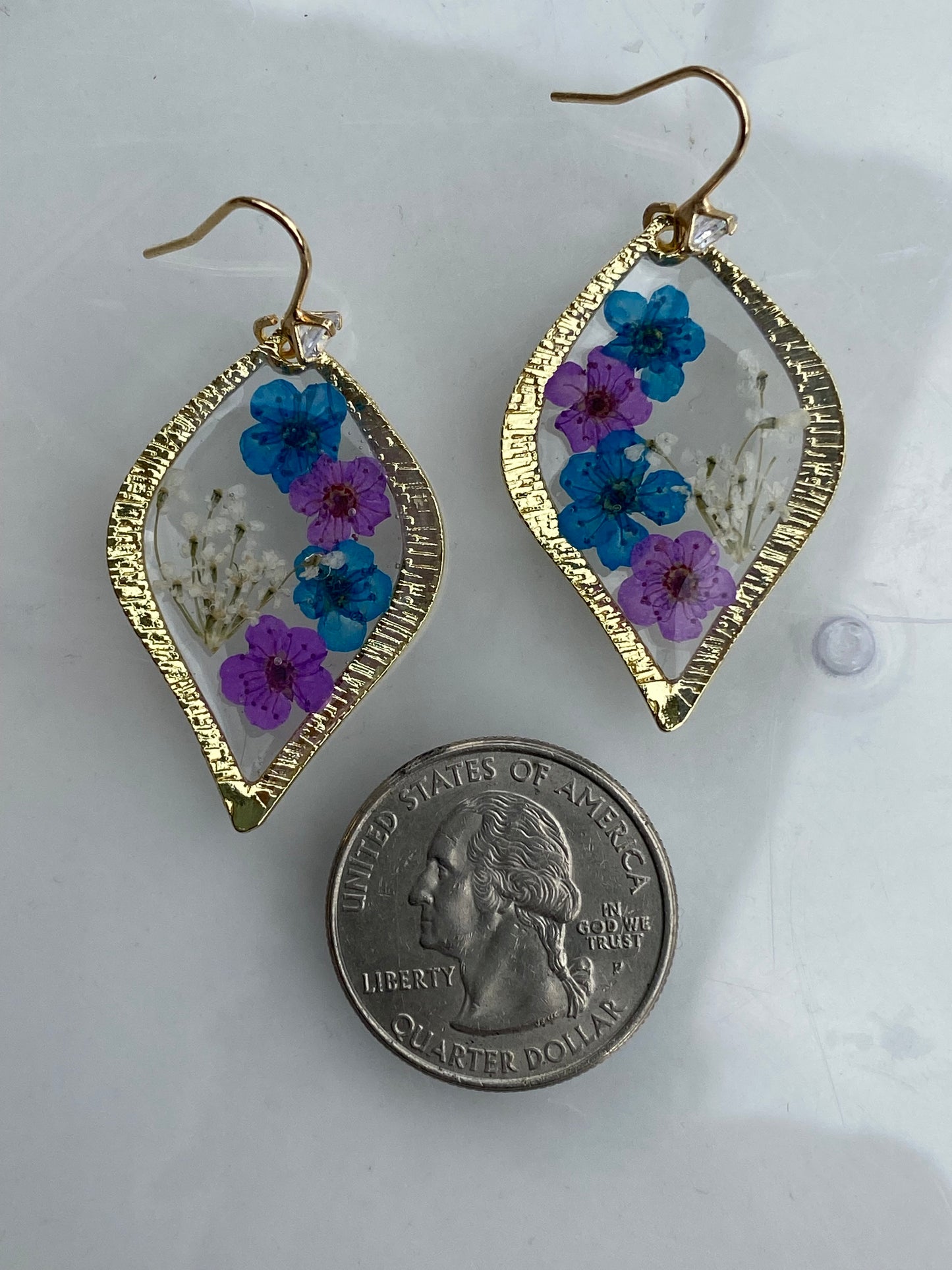 Plum Blossom Flower Earrings