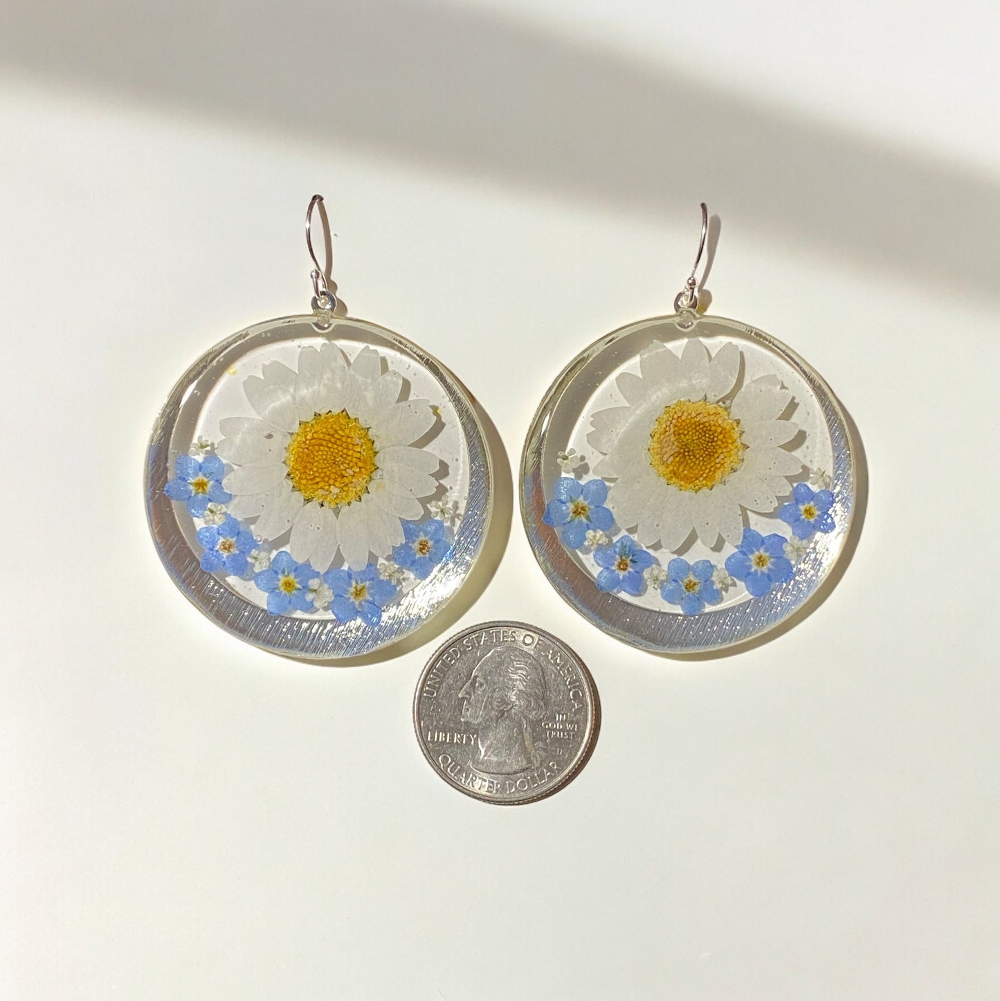 Daisies, Blue Forget-Me-Nots and Queen Anne’s Lace