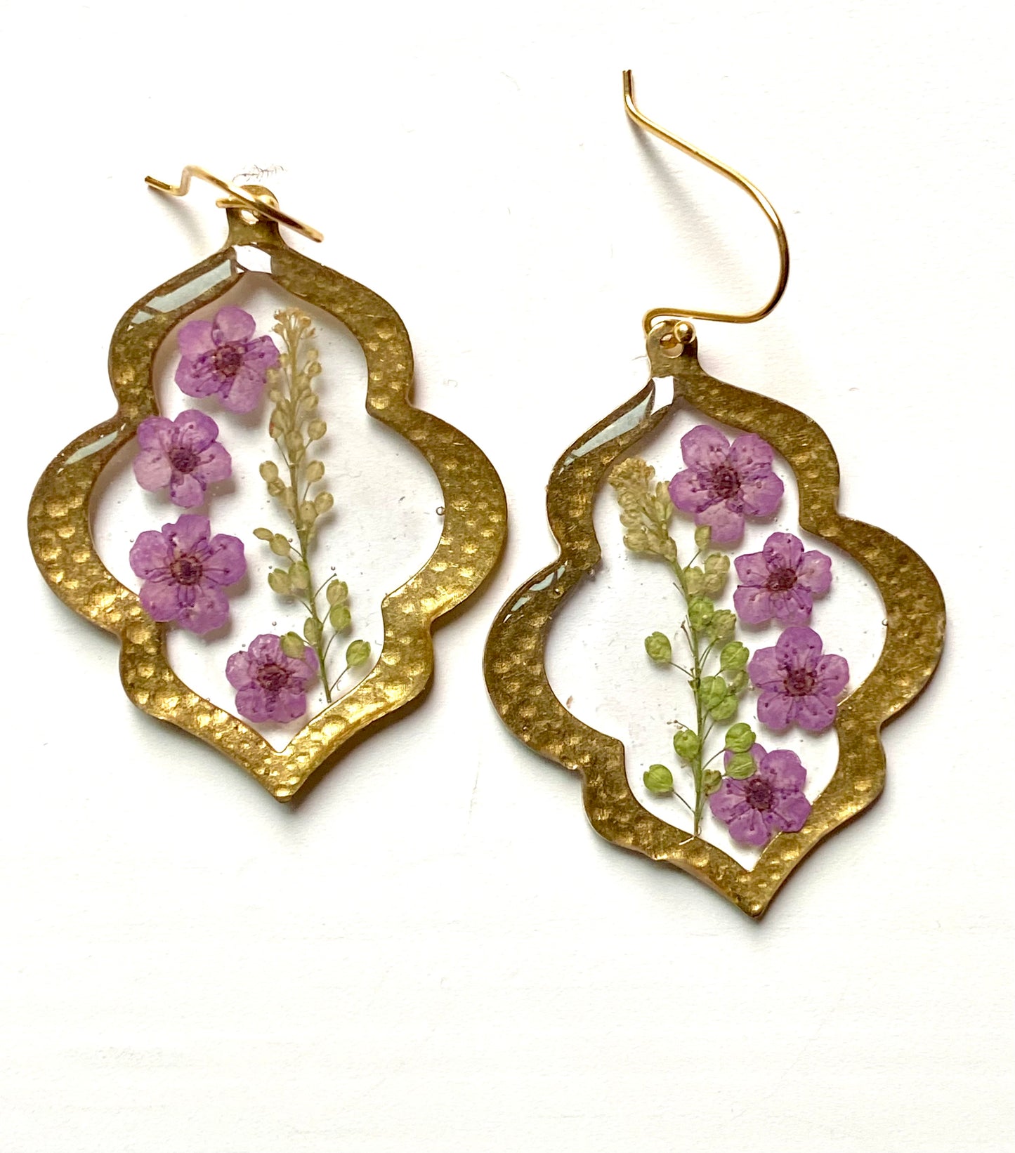 Purple Plum Blossoms with Pepperweed