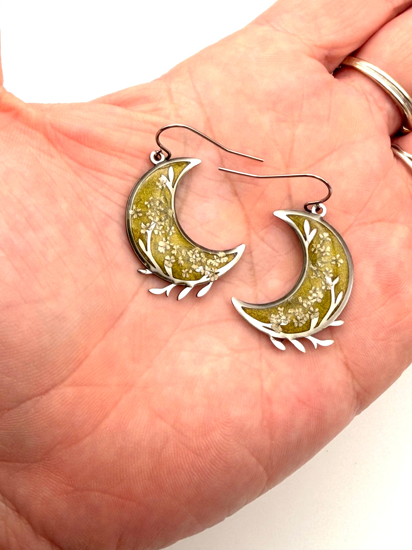 Green Crescent Moons