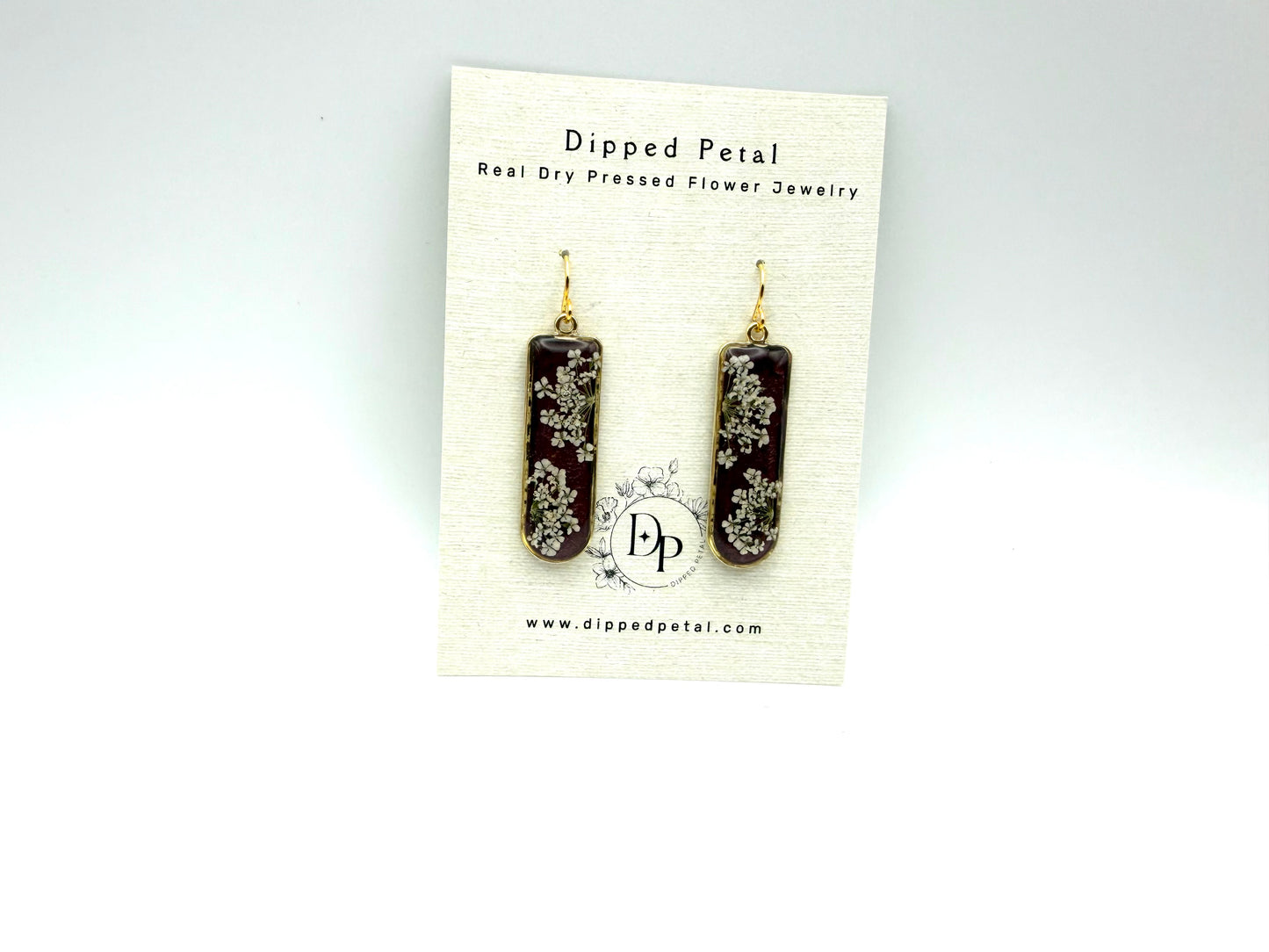 Black Mica powder with Queen Anne’s Lace