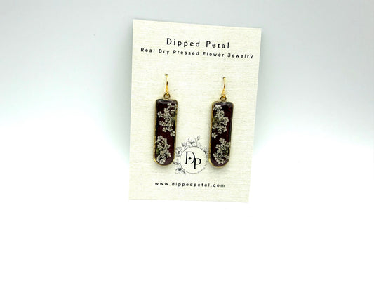Black Mica powder with Queen Anne’s Lace